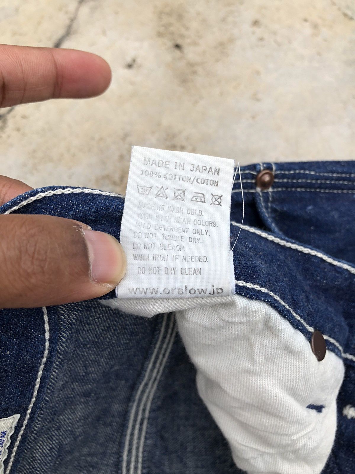 Orslow Selvedge Jeans Carpenter Denim Pant