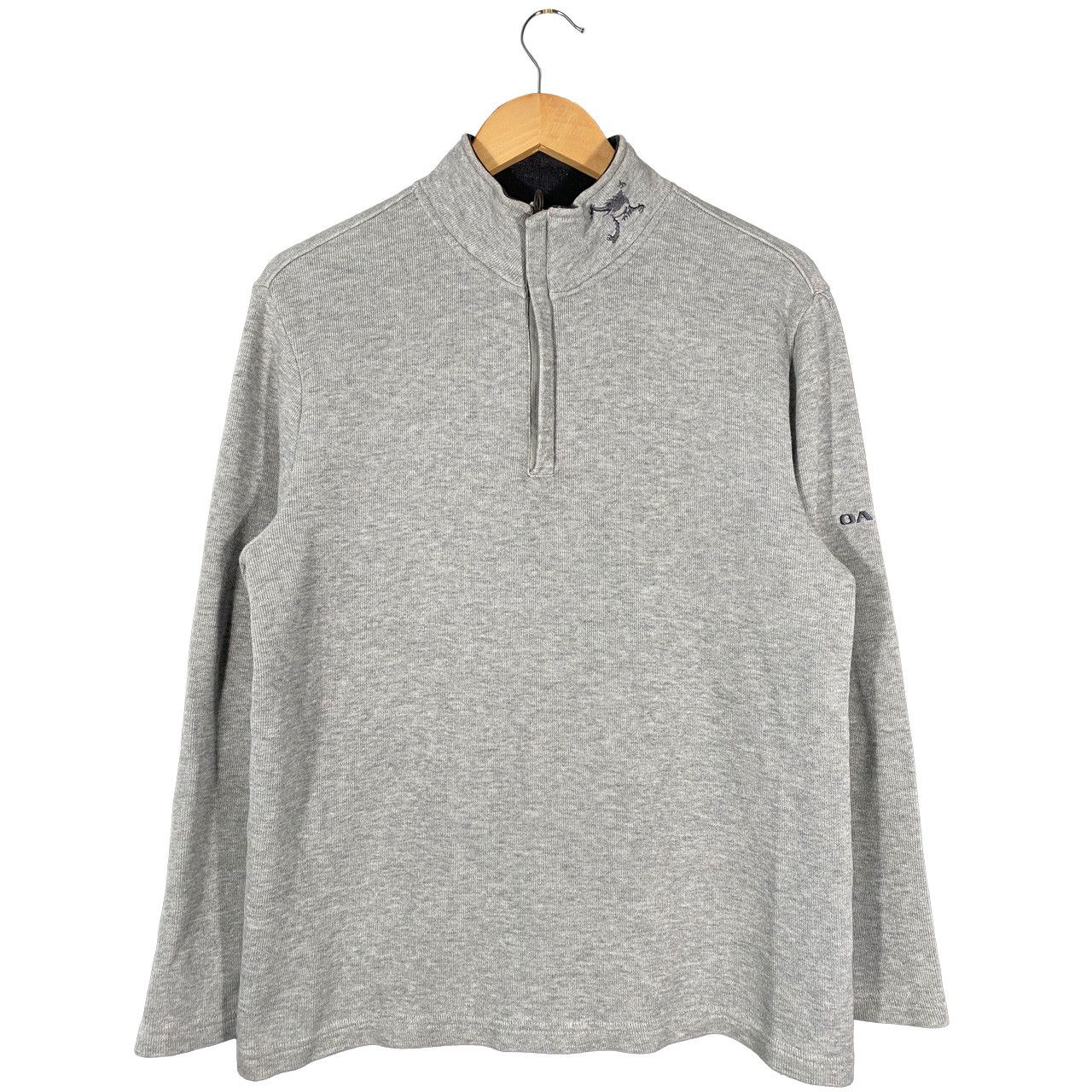 Oakley Y2K Oakley Scatter Skull Quarter Zip Sweater Gray Size US L / EU 52-54 / 3 - 1 Thumbnail