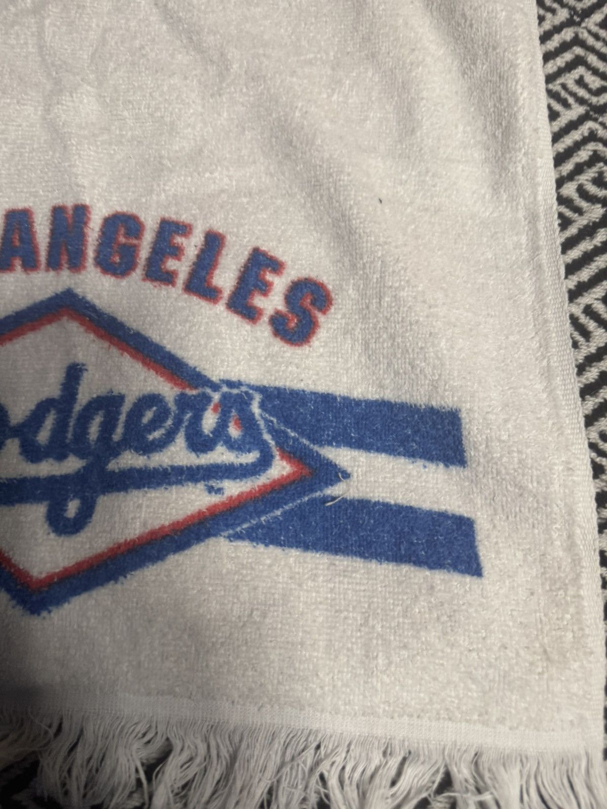 MLB 1985 Vintage Los Angeles Dodgers Fan Sweat Towel Size ONE SIZE - 3 Thumbnail