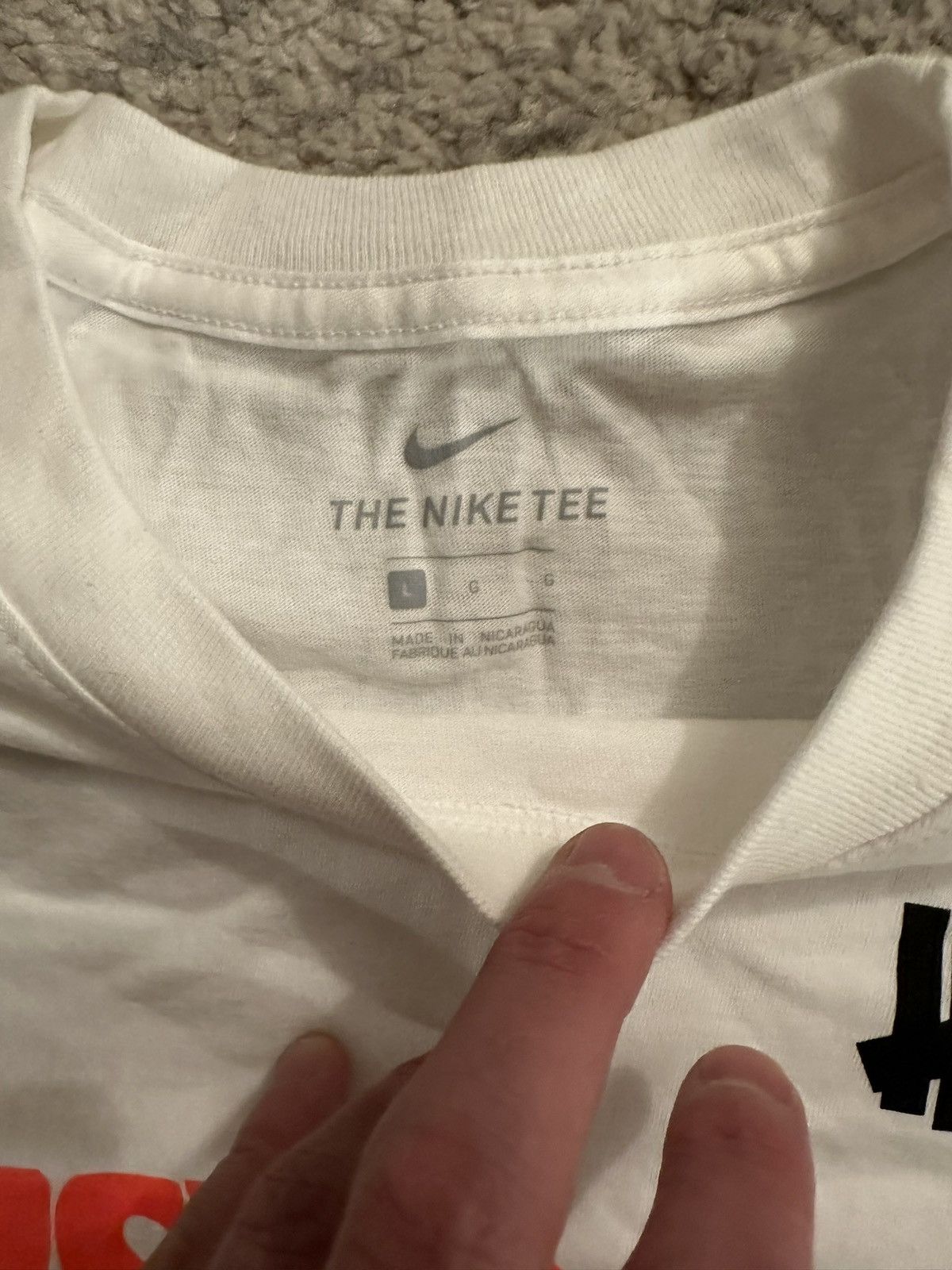 Nike × Undefeated Nike x Undefeated T Shirt - sz L Size US L / EU 52-54 / 3 - 4 Thumbnail