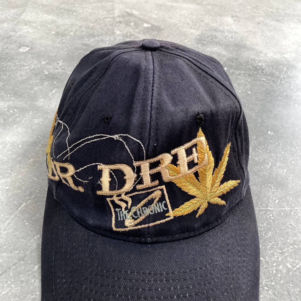 Vintage 90s Dr. Dre The Chronic Rap Cap Faded Black Size OS