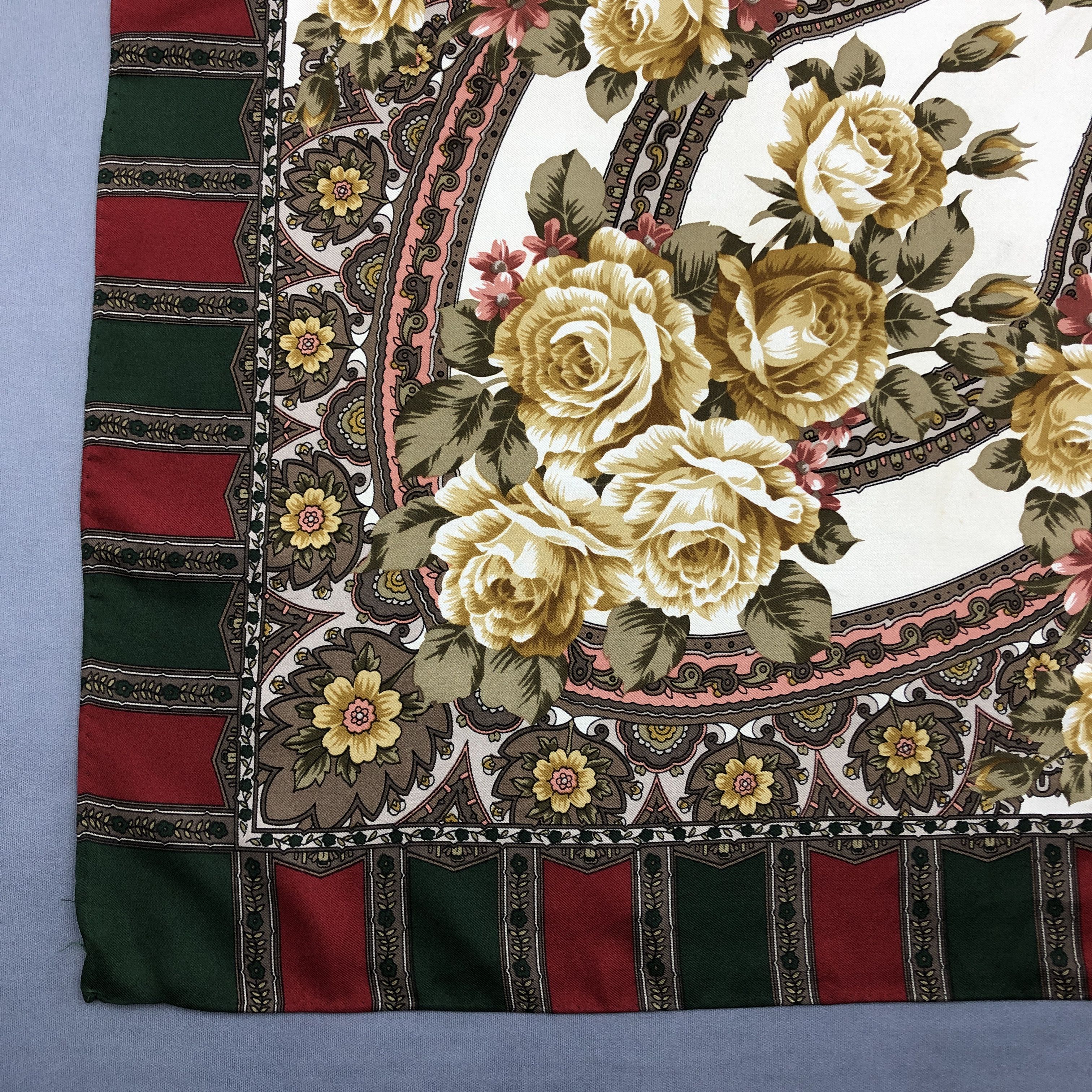 Aquascutum Vintage Aquascutum SILK Scarf Twill Stole Wraps Scarves Size ONE SIZE - 5 Thumbnail