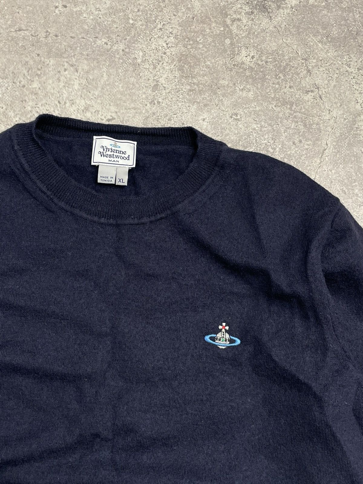 Vivienne Westwood Vivienne Westwood Sweater Navy Wool Size US L / EU 52-54 / 3 - 2 Thumbnail