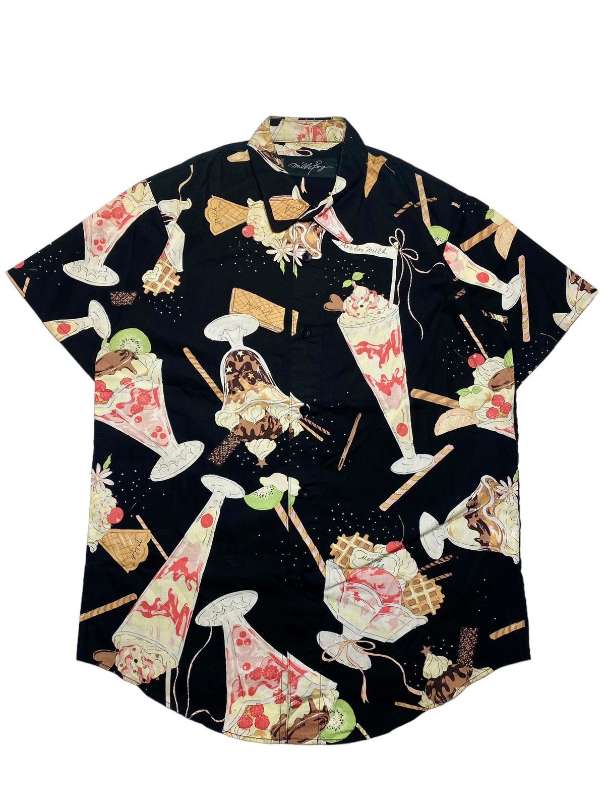 20471120 × Beauty Beast × Japanese Brand 2000s Milkboy - Ice Cream Party Shirt Size US M / EU 48-50 / 2 - 1 Thumbnail