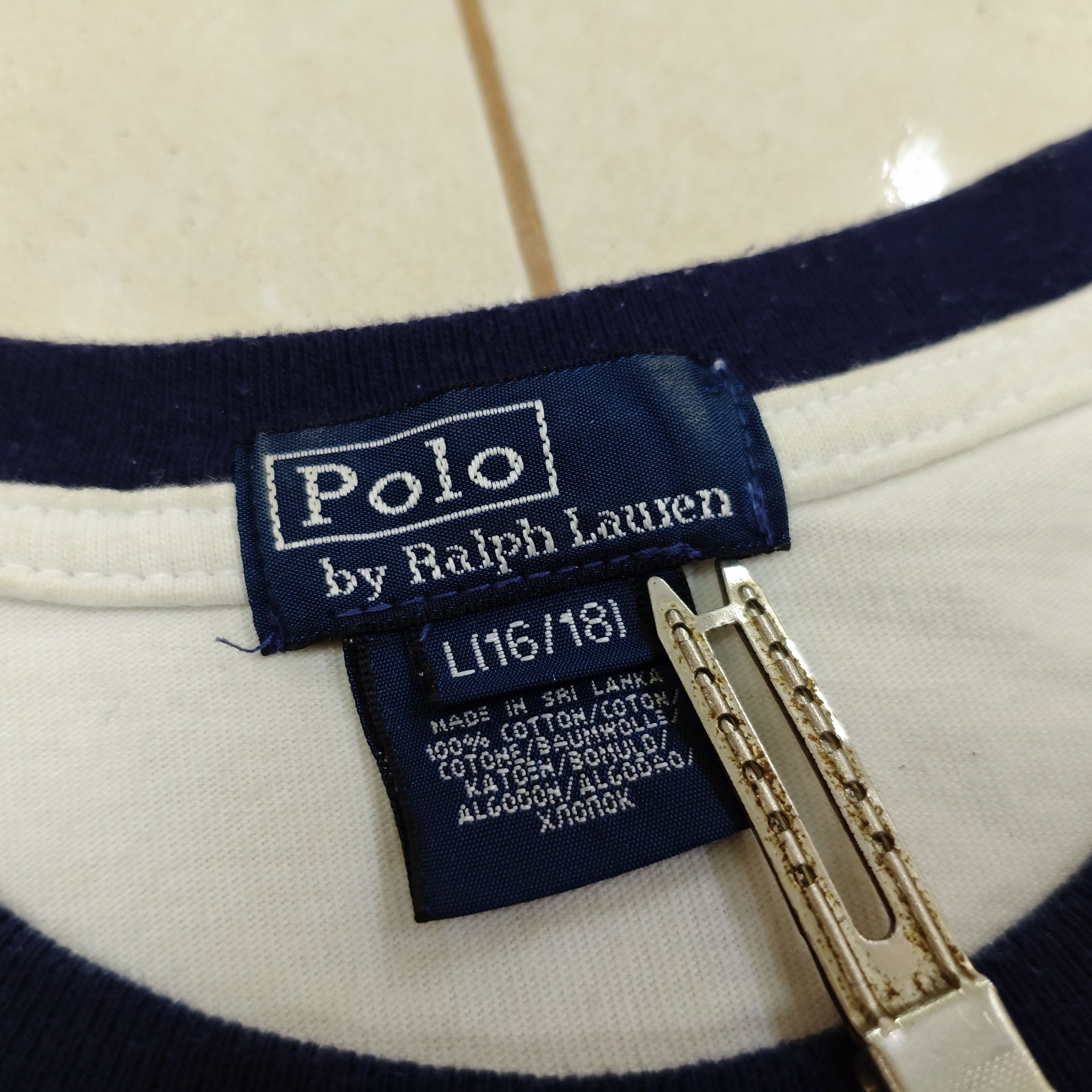 Polo Ralph Lauren POLO by RALPH LAUREN Crest Pocket Embroidered No 3 Tee Size US M / EU 48-50 / 2 - 8 Thumbnail