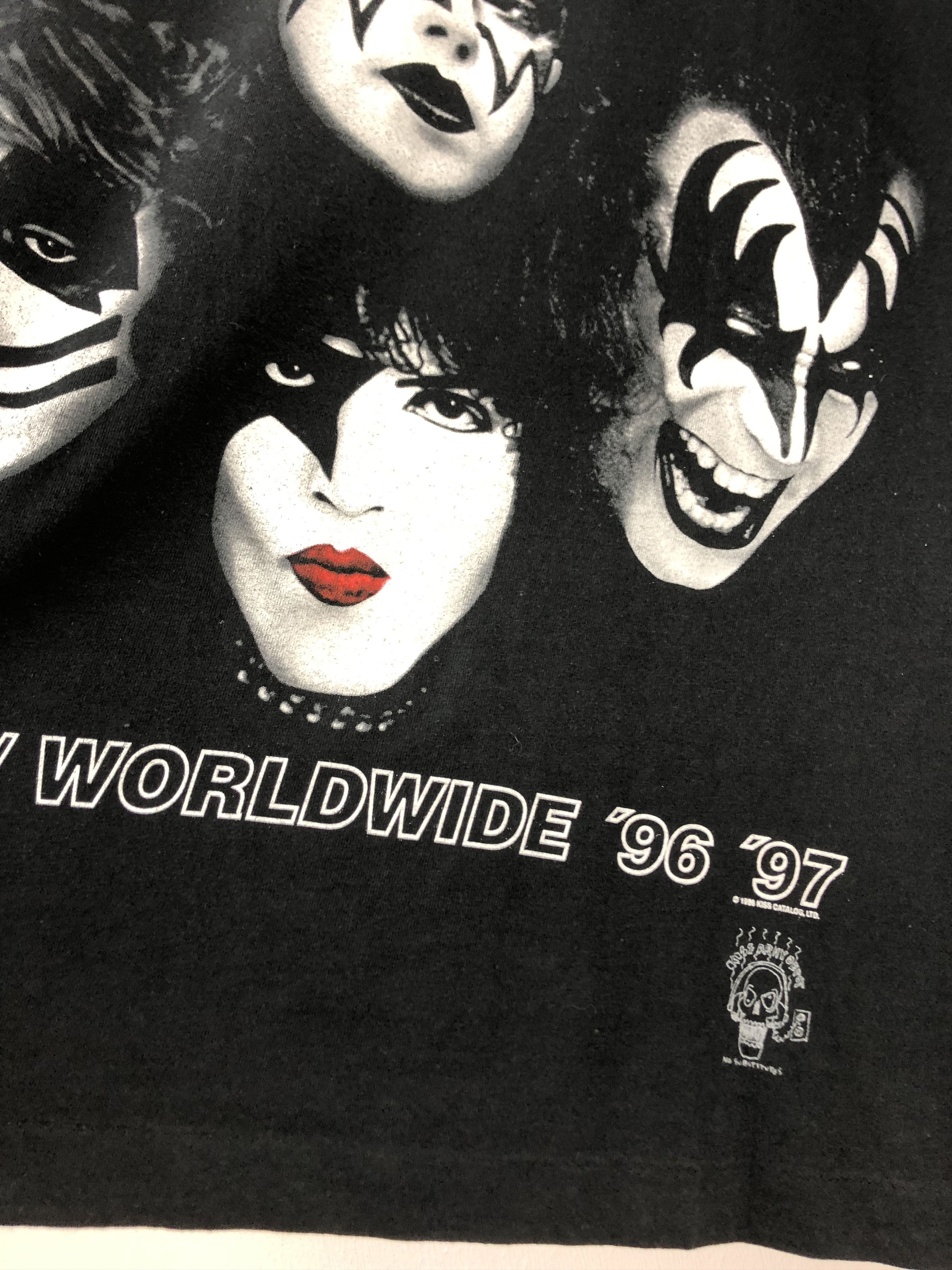 Band Tees Vintage Kiss Worldwide 1996 Tour I Got The Best Shirt Tee Size US XL / EU 56 / 4 - 5 Thumbnail