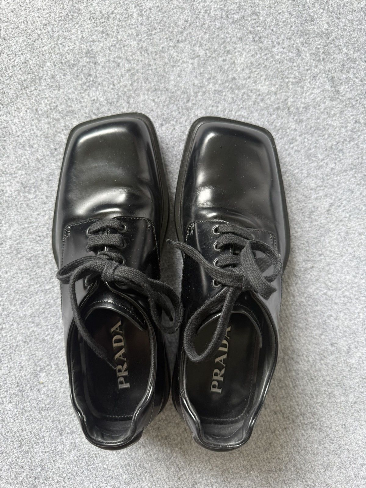Prada Brushed Leather Derby Size US 6.5 / EU 39-40 - 1 Thumbnail