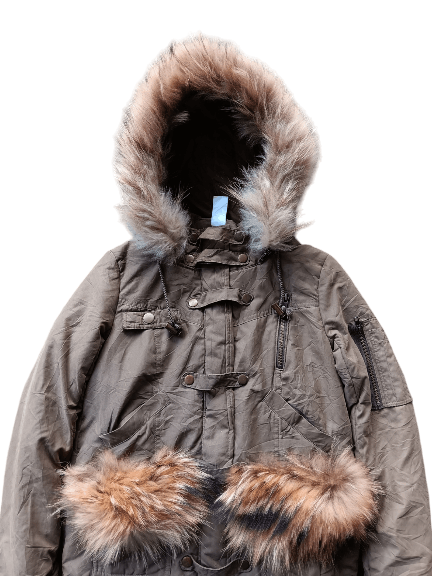 Murua fur racoon hoodie ifsixwasnine style jkt