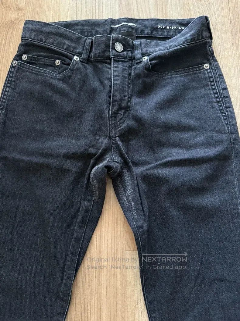 Yves Saint Laurent YSL D02 Classic Black Denim Jeans. Size US 26 / EU 42 - 3 Thumbnail