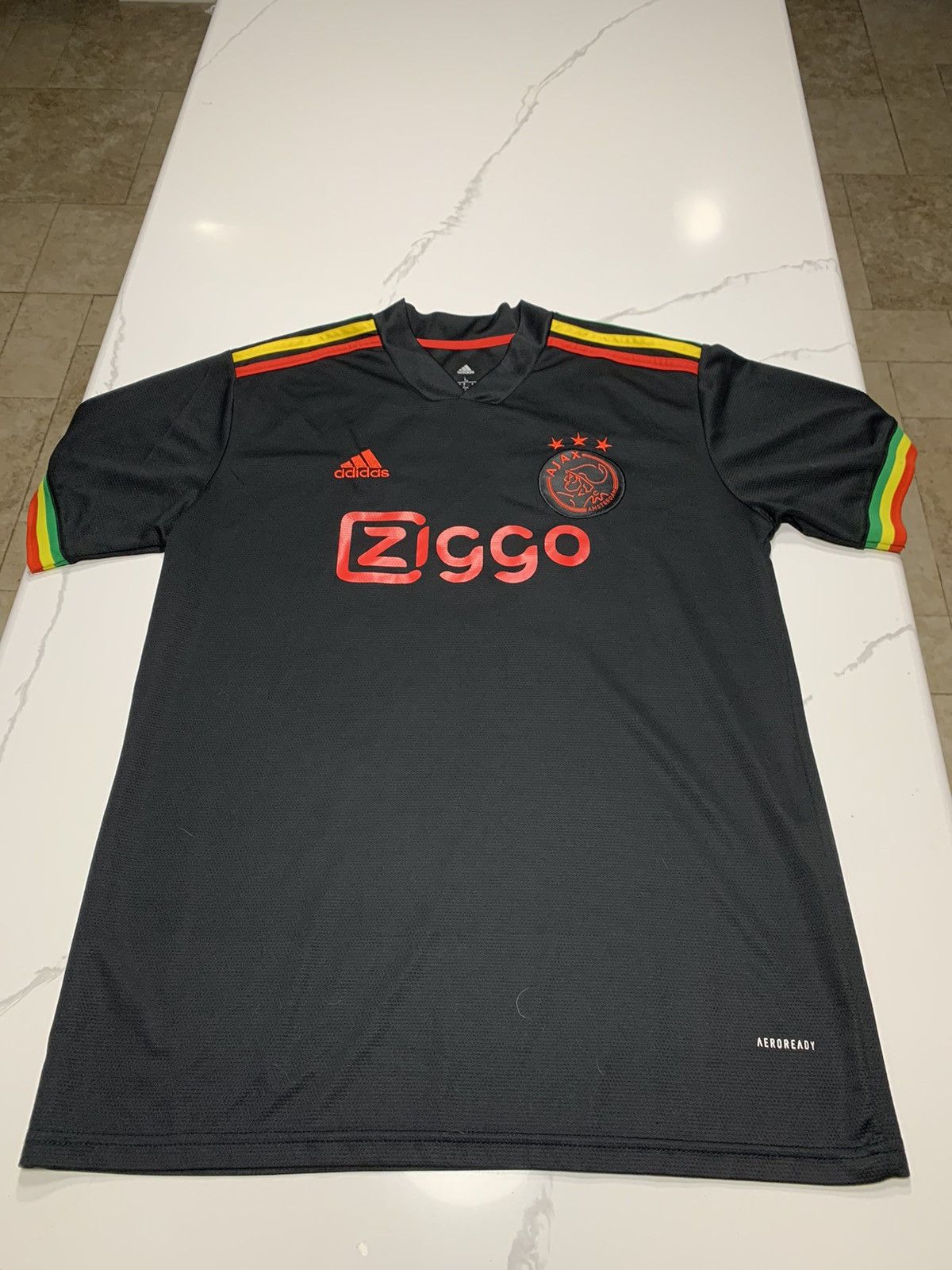 Adidas AFC Ajax 21/22 Third Kit - Bob Marley - Three Little Birds | Grailed