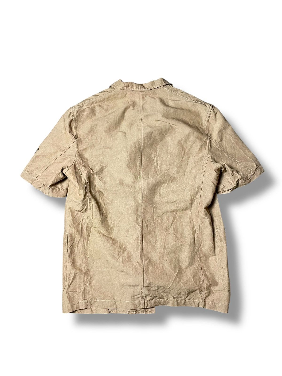 Japanese Brand × Karl Helmut × Vintage Karl Helmut Short Sleeve Buttoned Jacket (108) Size US S / EU 44-46 / 1 - 6 Thumbnail