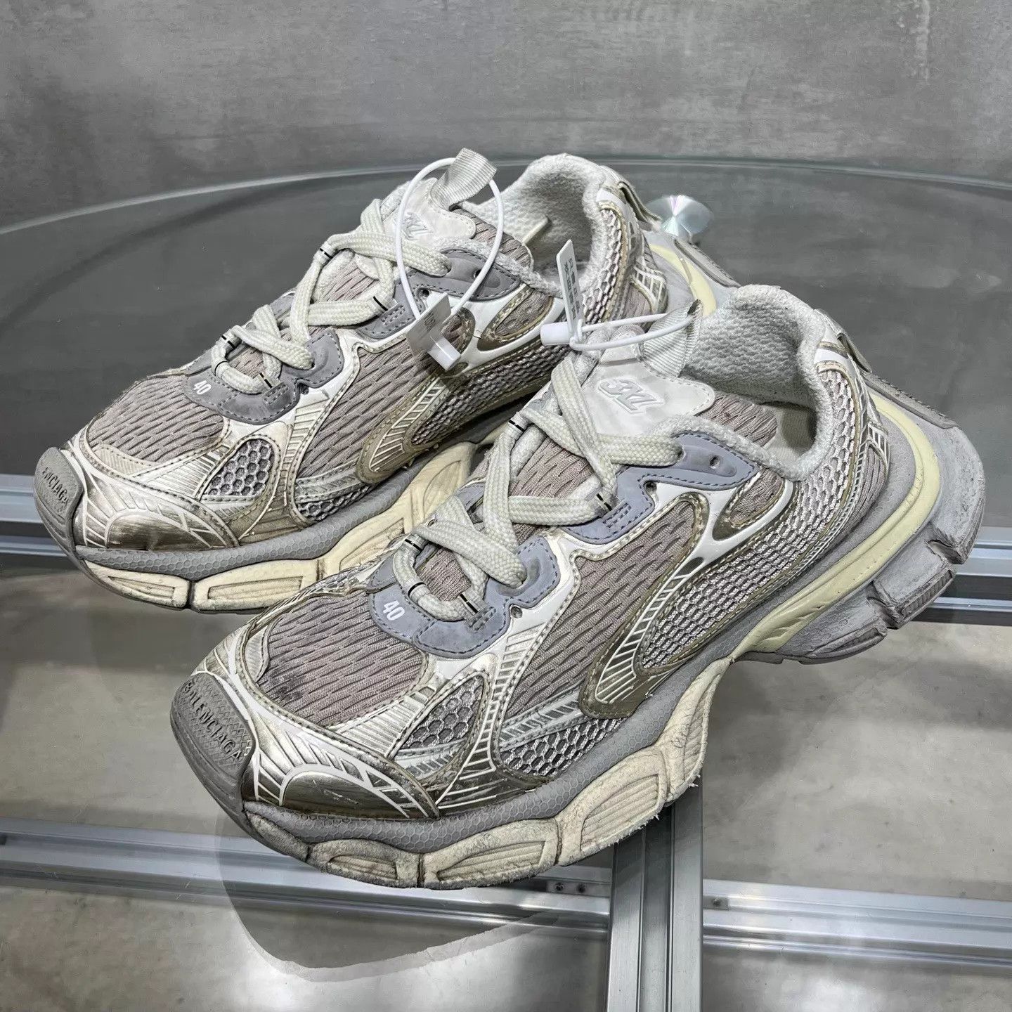 Balenciaga BLCG 3XL gray dad shoe 40 Size US 7 / EU 40 - 2 Thumbnail