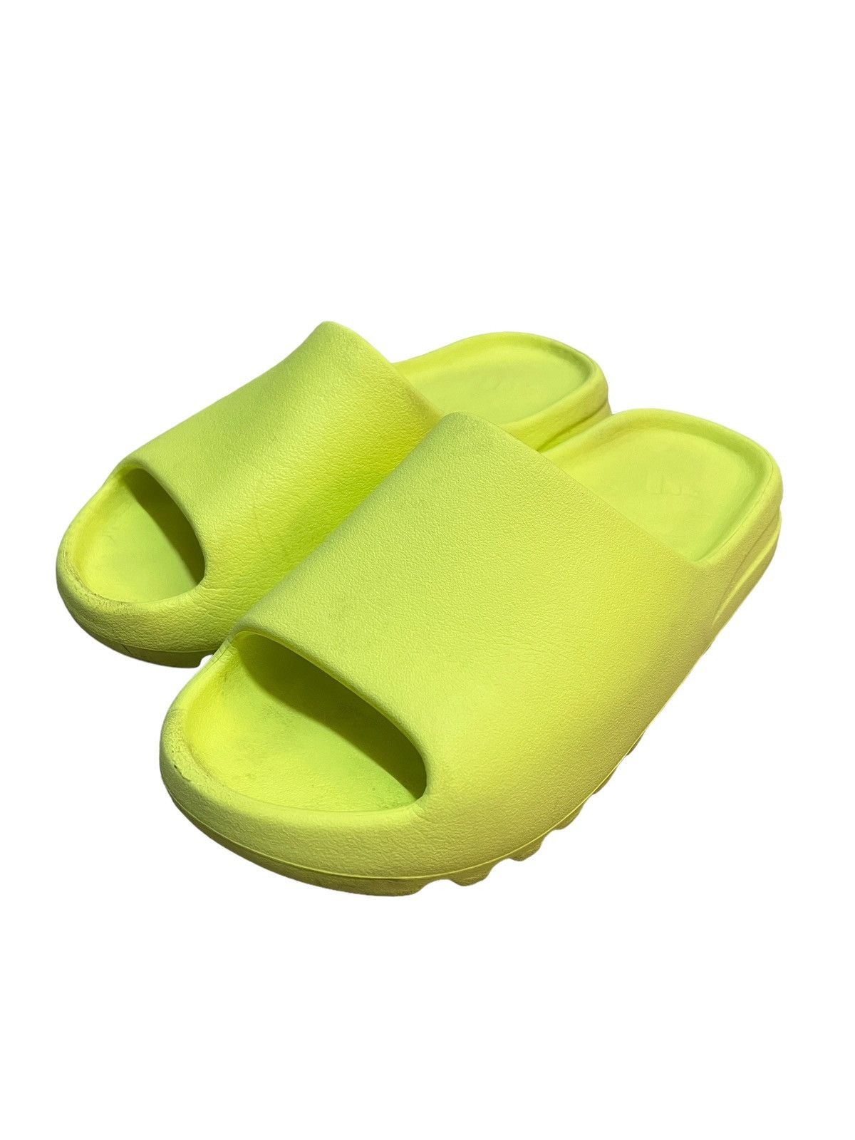 Adidas × Yeezy Yeezy Slide Green Glow Size US 9 / EU 42 - 2 Thumbnail