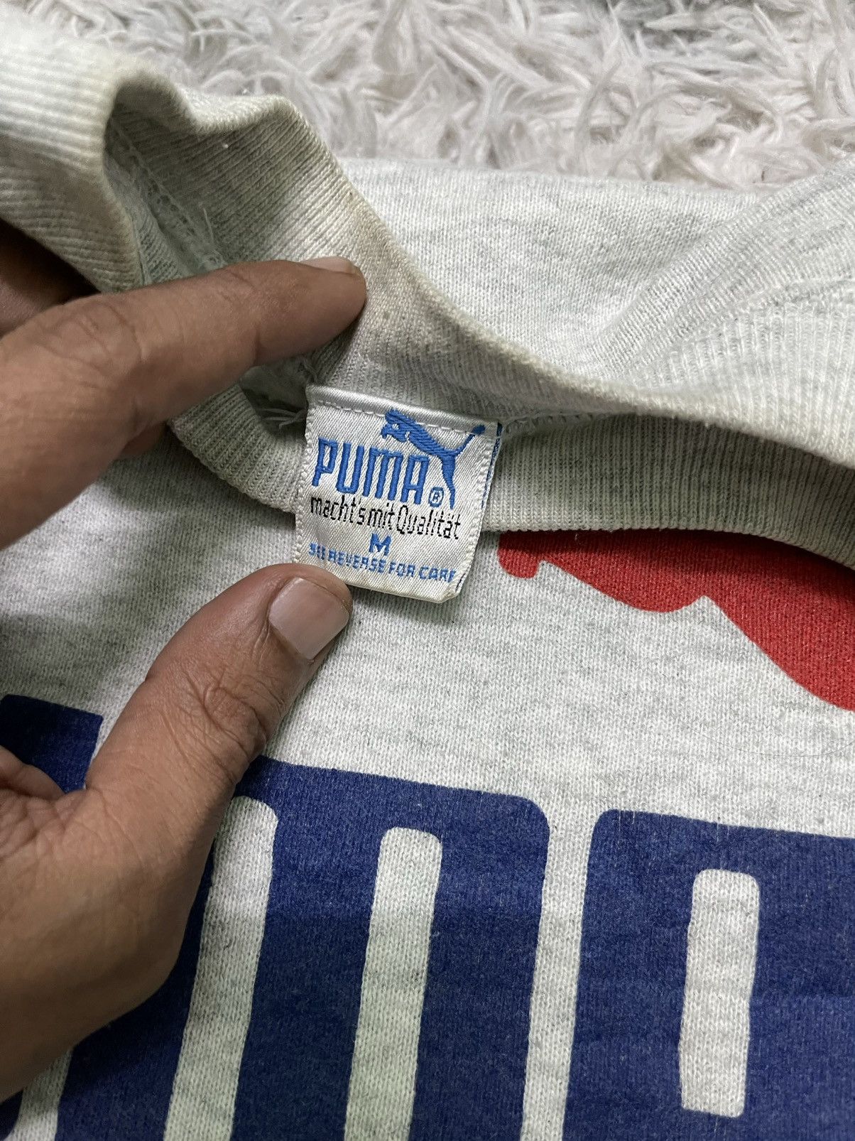 Puma 90s PUMA SWEATSHIRT BIG LOGO MADE IN USA RARE Size US M / EU 48-50 / 2 - 7 Thumbnail