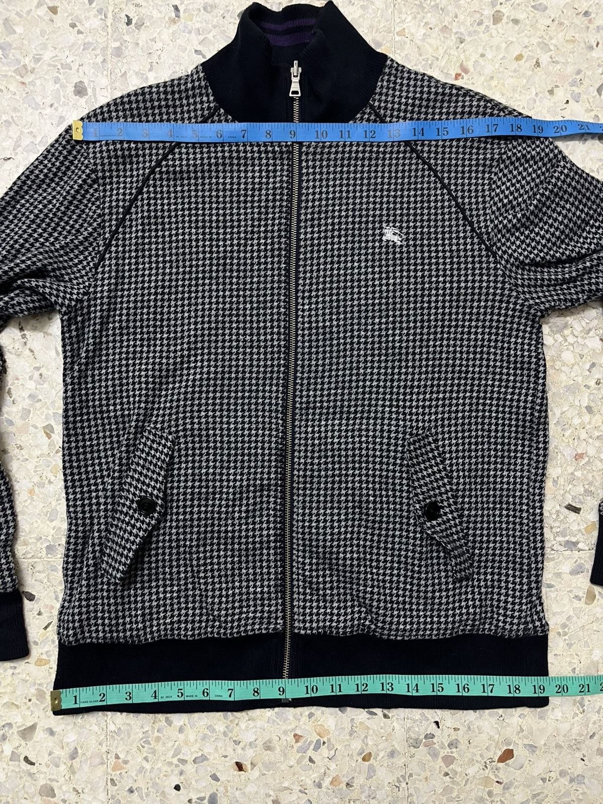 Burberry BURBERRY BLACK LABEL REVERSIBLE HOUNDSTOOTH TRACK JACKET Size US M / EU 48-50 / 2 - 13 Thumbnail