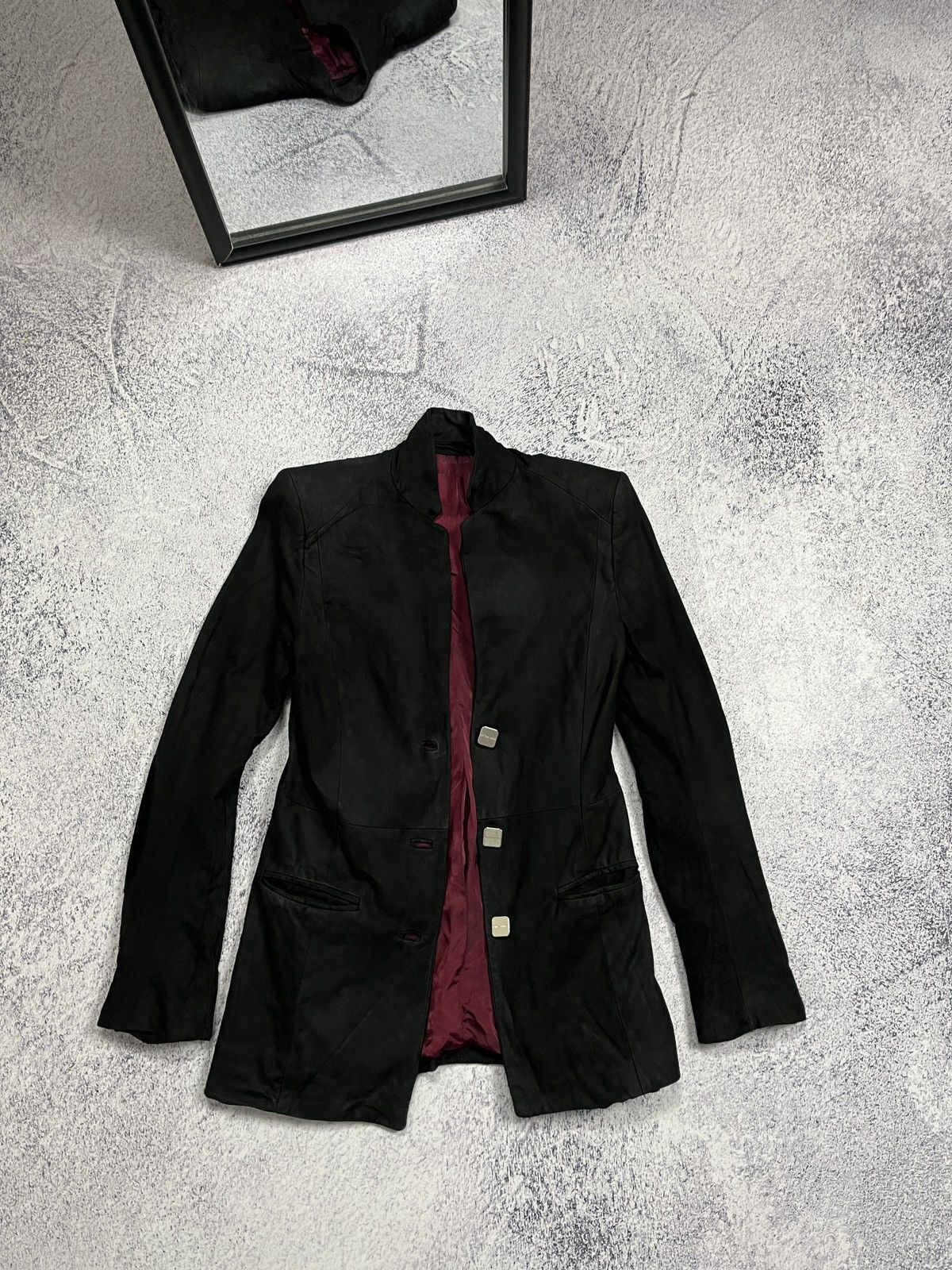 Bottega Veneta Bottega Veneta Women’s Blazer Black Leather Jacket Rare Size M / US 6-8 / IT 42-44 - 10 Thumbnail