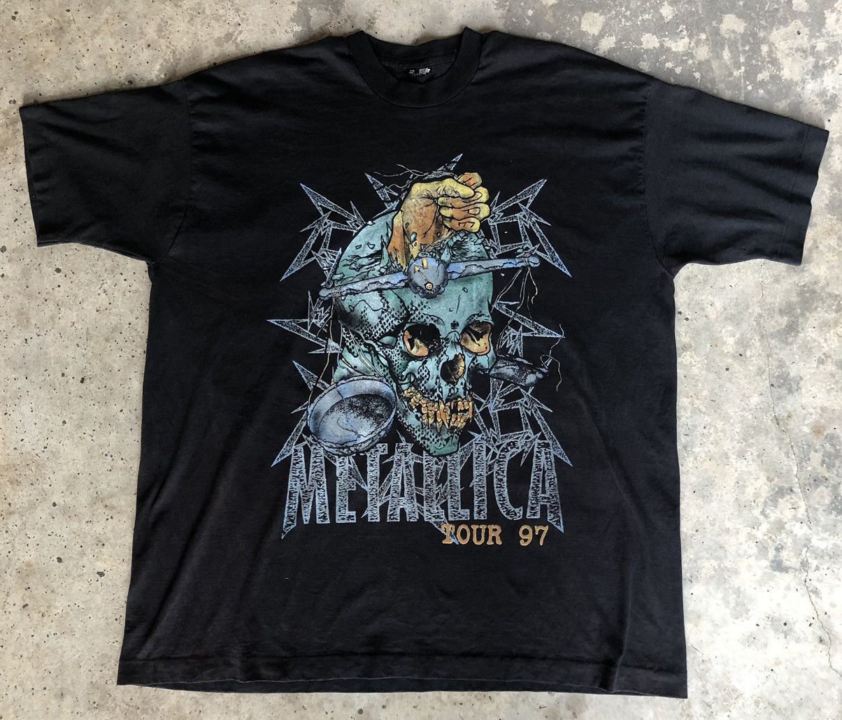 Image of Vintage 1997 Metallica Tour in Black, Men's (Size 2XL)