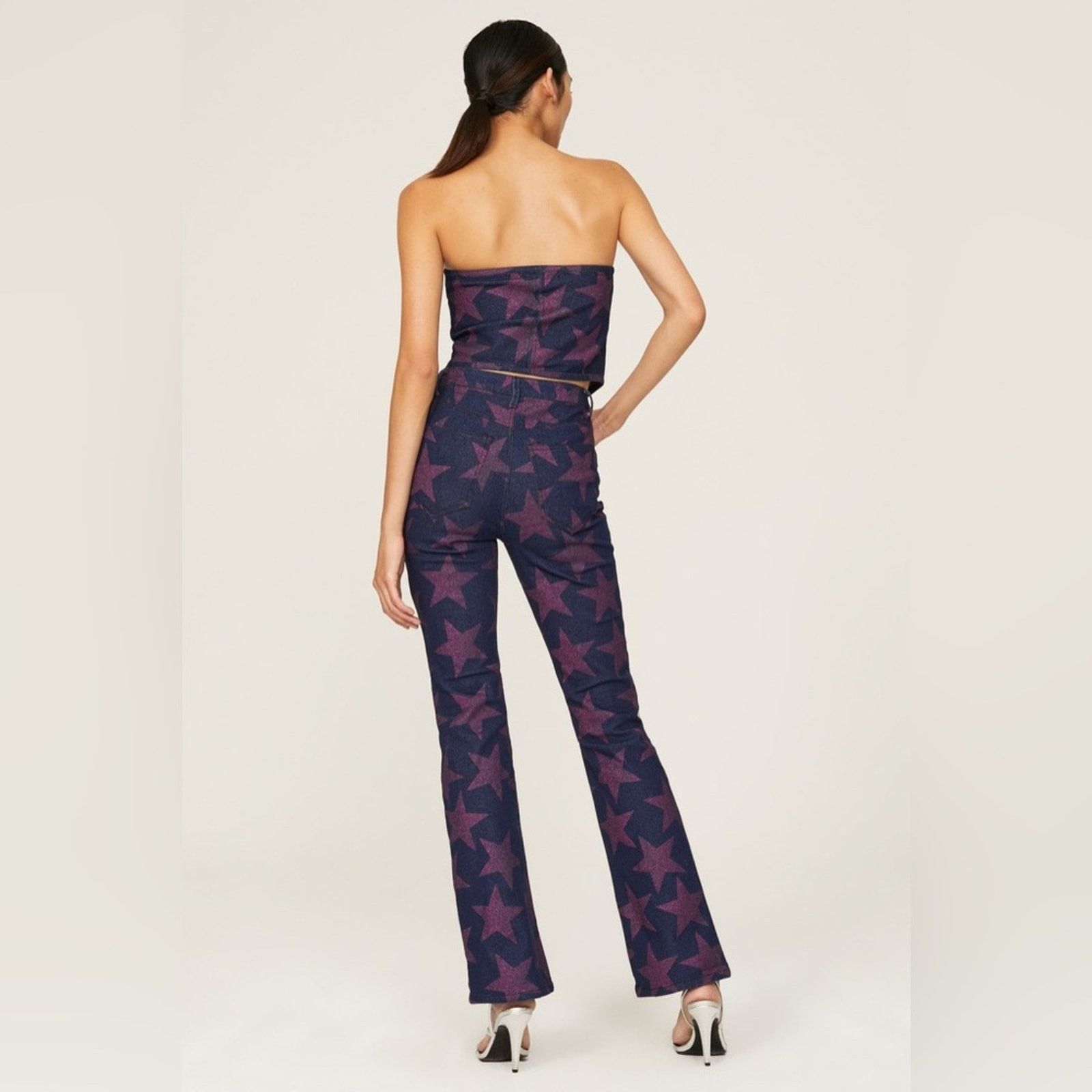 REVOLVE AFRM Braxton Cropped Bustier & Huxley Baby Boot Star SET Size M / US 6-8 / IT 42-44 - 11 Thumbnail