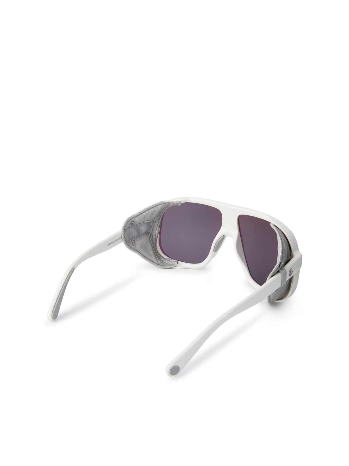 Moncler Moncler Diffractor Sunglasses - White / Smoke Mirror Size ONE SIZE - 2 Thumbnail