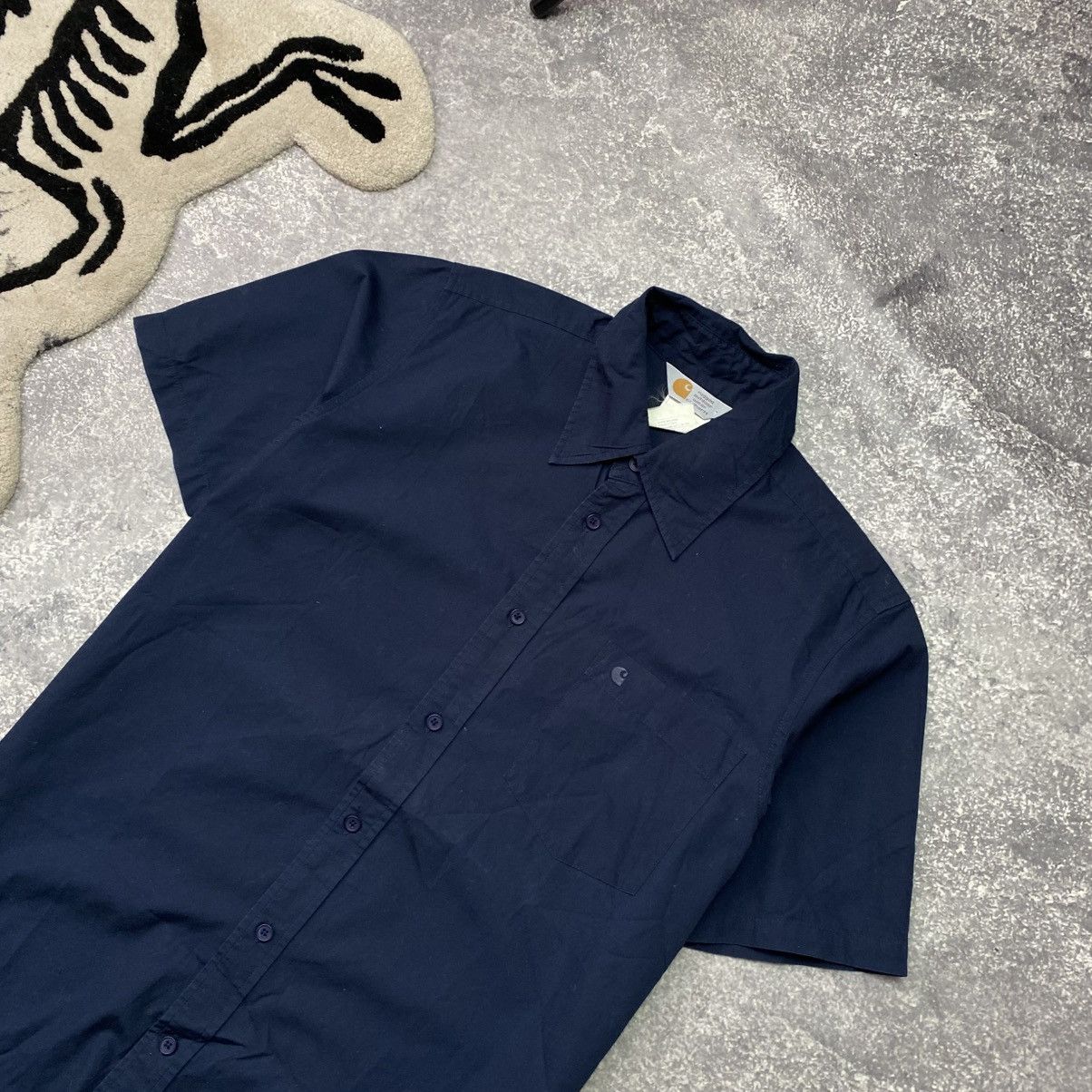 Carhartt Vintage Carhartt Wip Small logo button y2k opium shirt Size US M / EU 48-50 / 2 - 2 Thumbnail