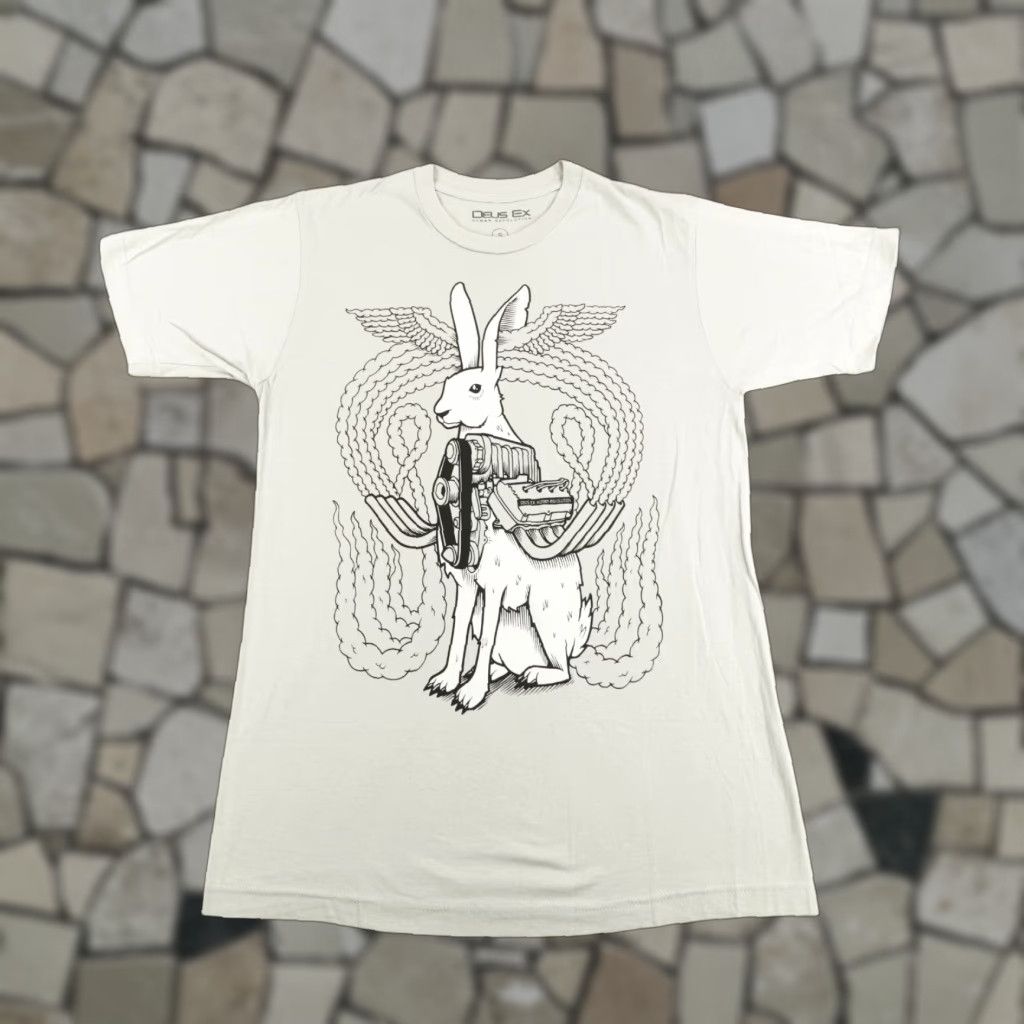Vintage Deus Ex Human Revolution Shirt Mens Small Gray Video Game Art Exhibit Rabbit D2 Mens Small Gray Shirt Size US S / EU 44-46 / 1 - 1 Thumbnail