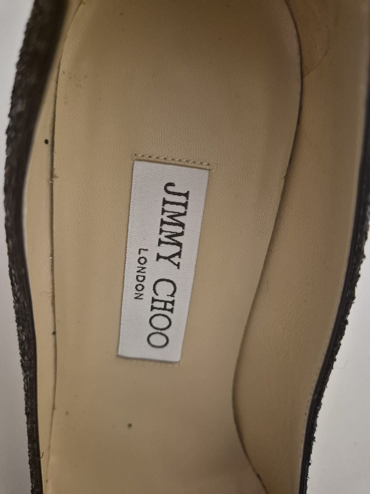 Jimmy Choo Jimmy Choo Black Glitter Pumps Size 39 Size US 9 / IT 39 - 12 Thumbnail
