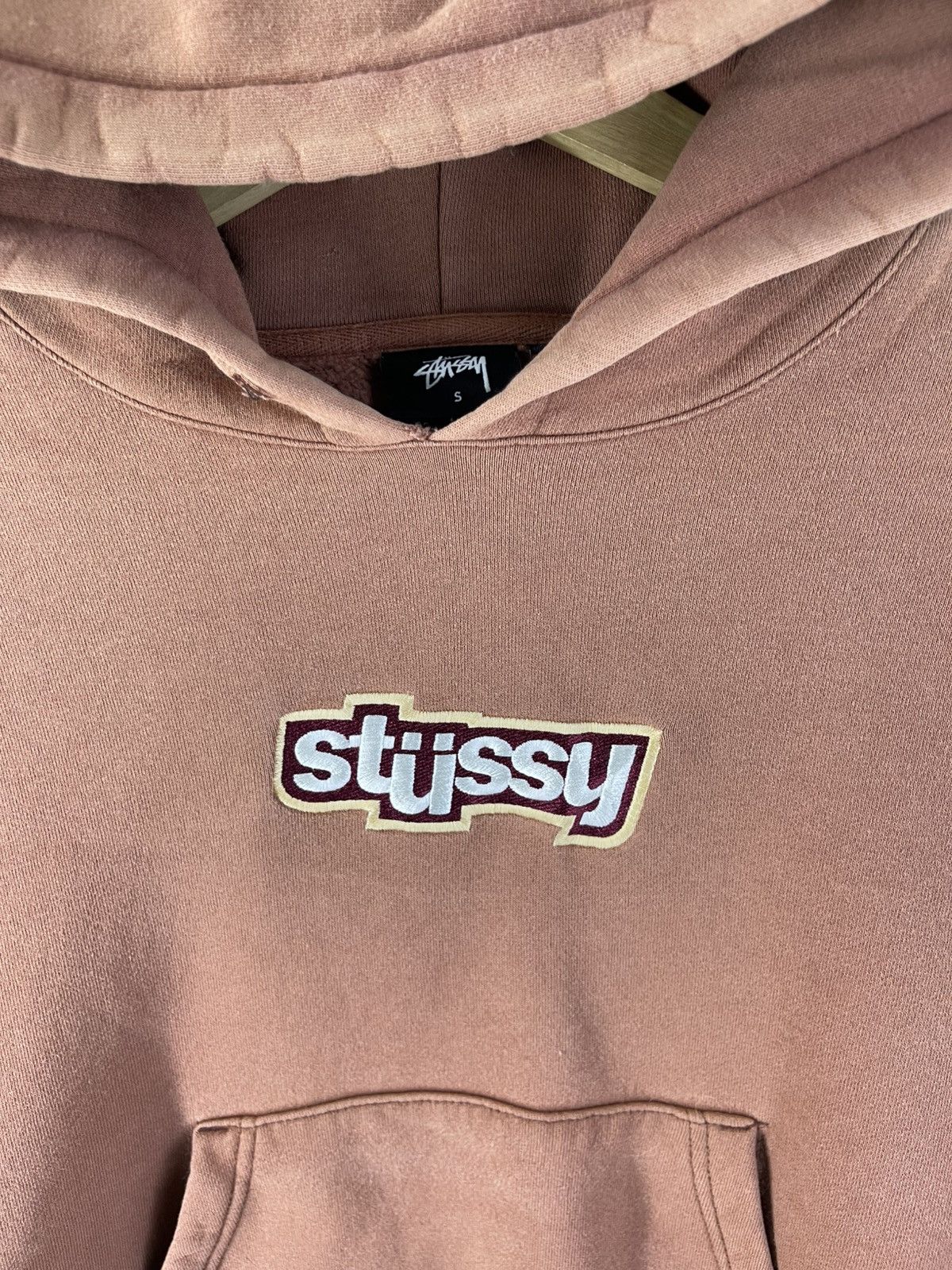 Stussy Vintage Embroidered Stussy Civil Cropped Hoodie Style Baggy Size S / US 4 / IT 40 - 4 Thumbnail