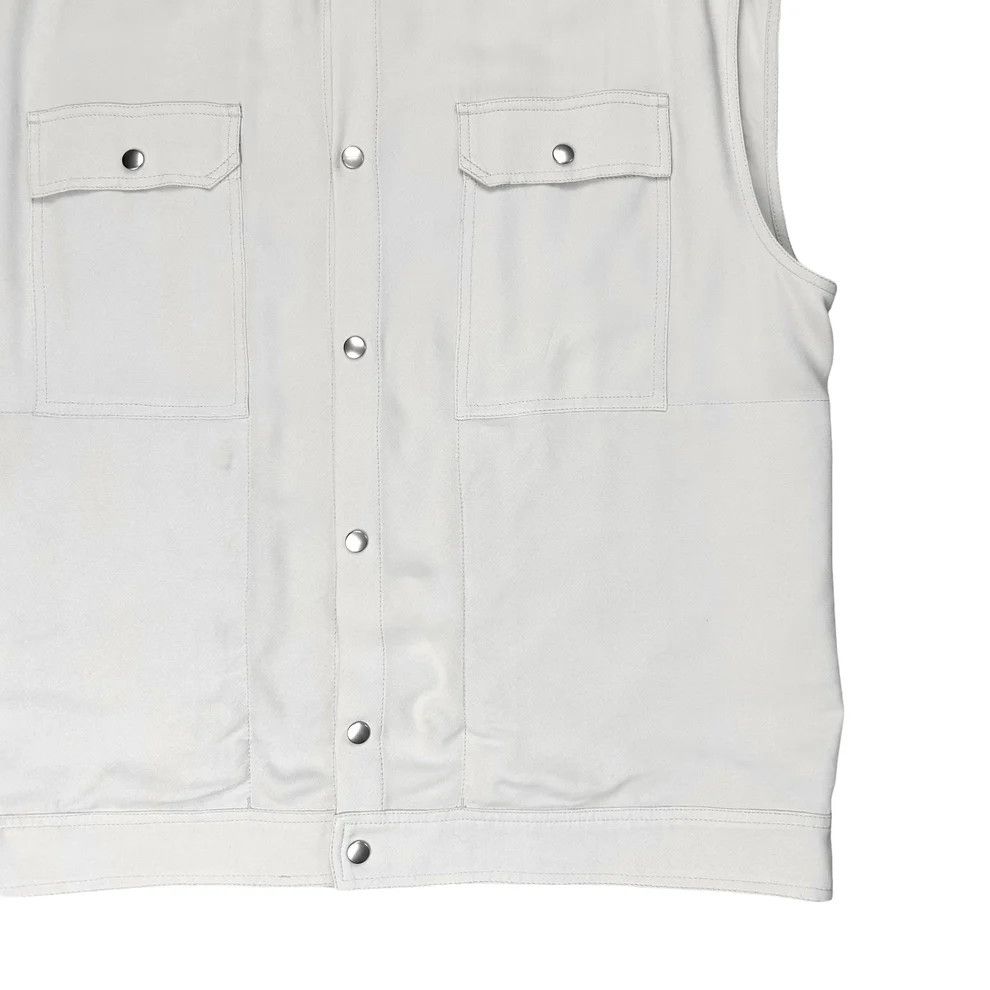 Rick Owens Rick Owens Jumbo Crepe Vest Oyster - SS21 Size US L / EU 52-54 / 3 - 8 Thumbnail