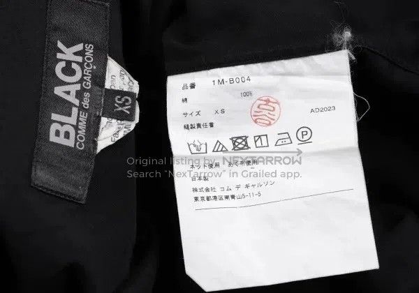 Comme des Garcons Comme Des Garcons Black Retro Crew Neck Shirt Top Size XS / US 0-2 / IT 36-38 - 9 Thumbnail