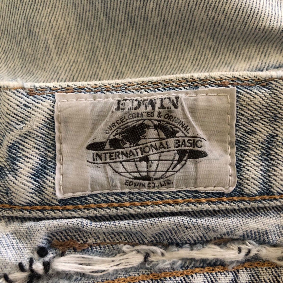 Edwin Vintage Edwin Acid Wash Distressed Patchwork Denim Jeans Size US 42 / EU 58 - 19 Thumbnail