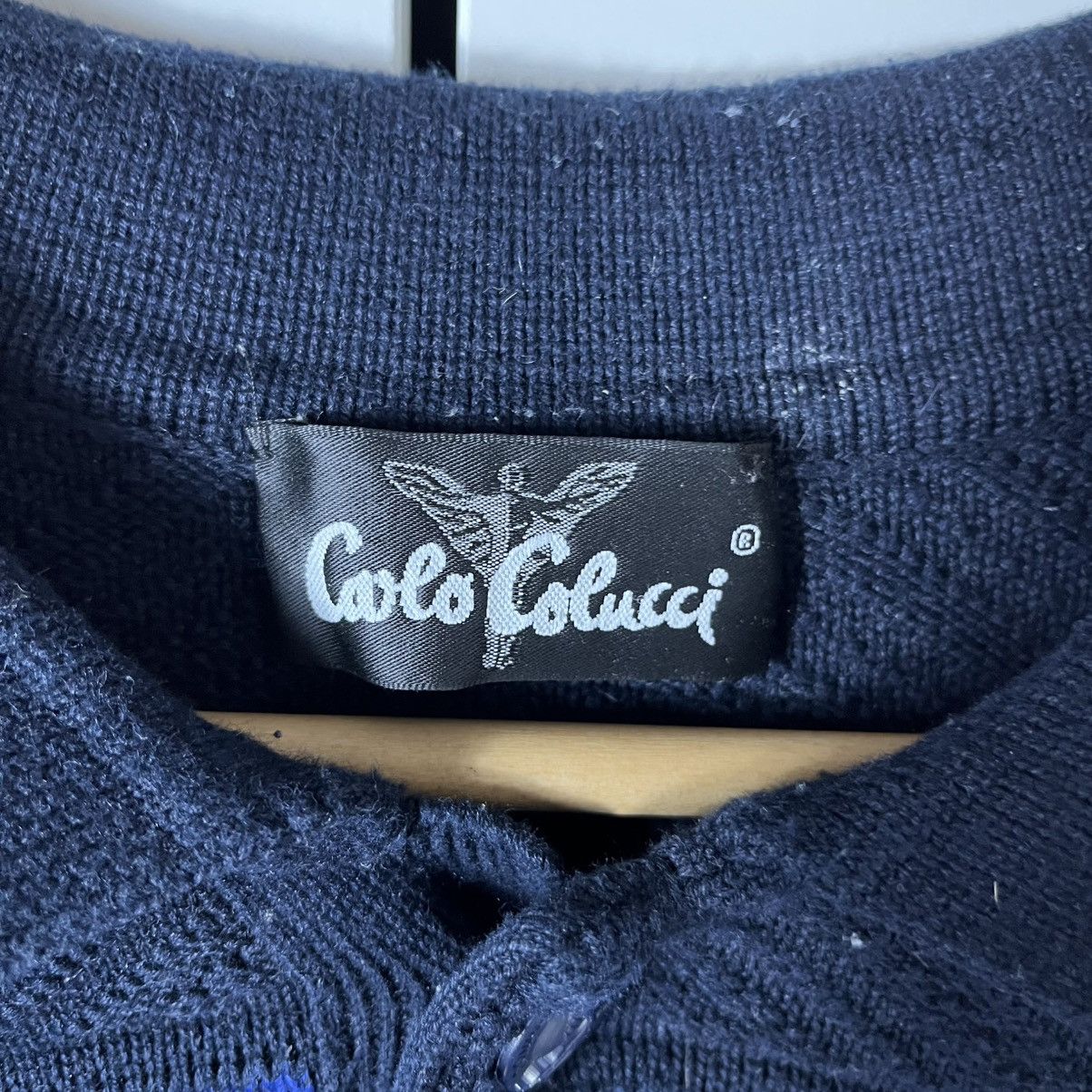 Carlo Colucci Vintage Carlo Colucci Patchwork Collared Sweater Streetwear Size US L / EU 52-54 / 3 - 4 Thumbnail