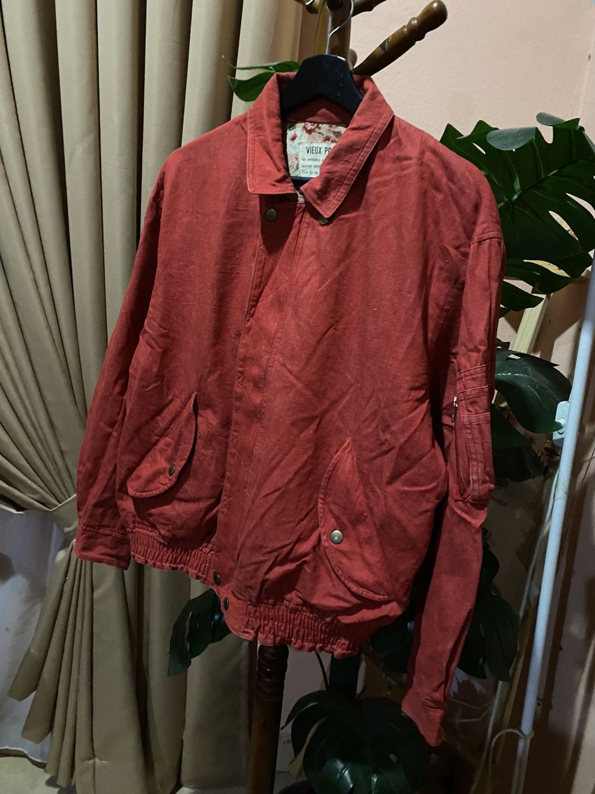 Japanese Brand Vintage Vieux Port Reversible Floral Jacket Japan Made Size US L / EU 52-54 / 3 - 6 Thumbnail