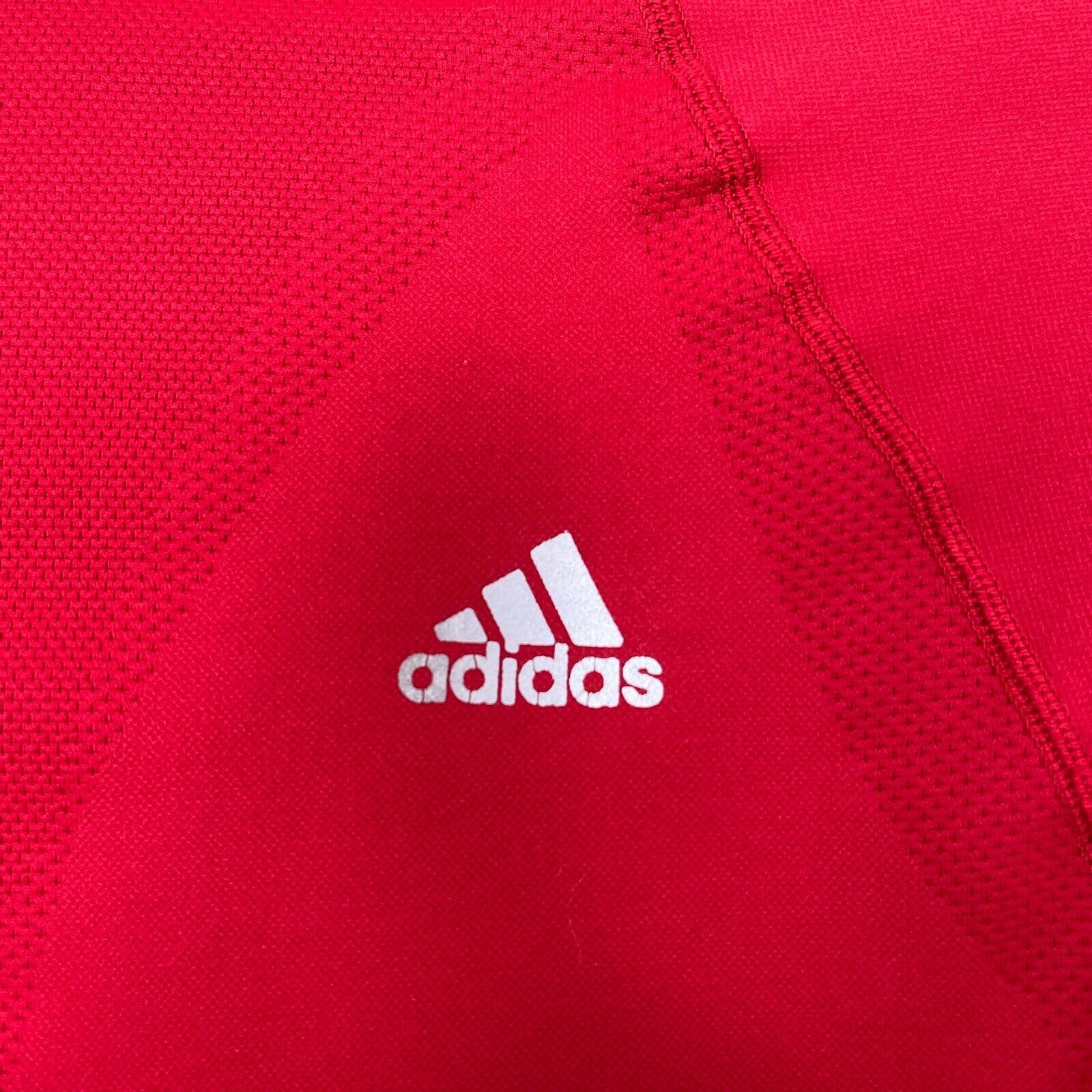 Adidas Adidas Mock Neck Top Compression Red ClimaCool Womens M Size M / US 6-8 / IT 42-44 - 3 Thumbnail