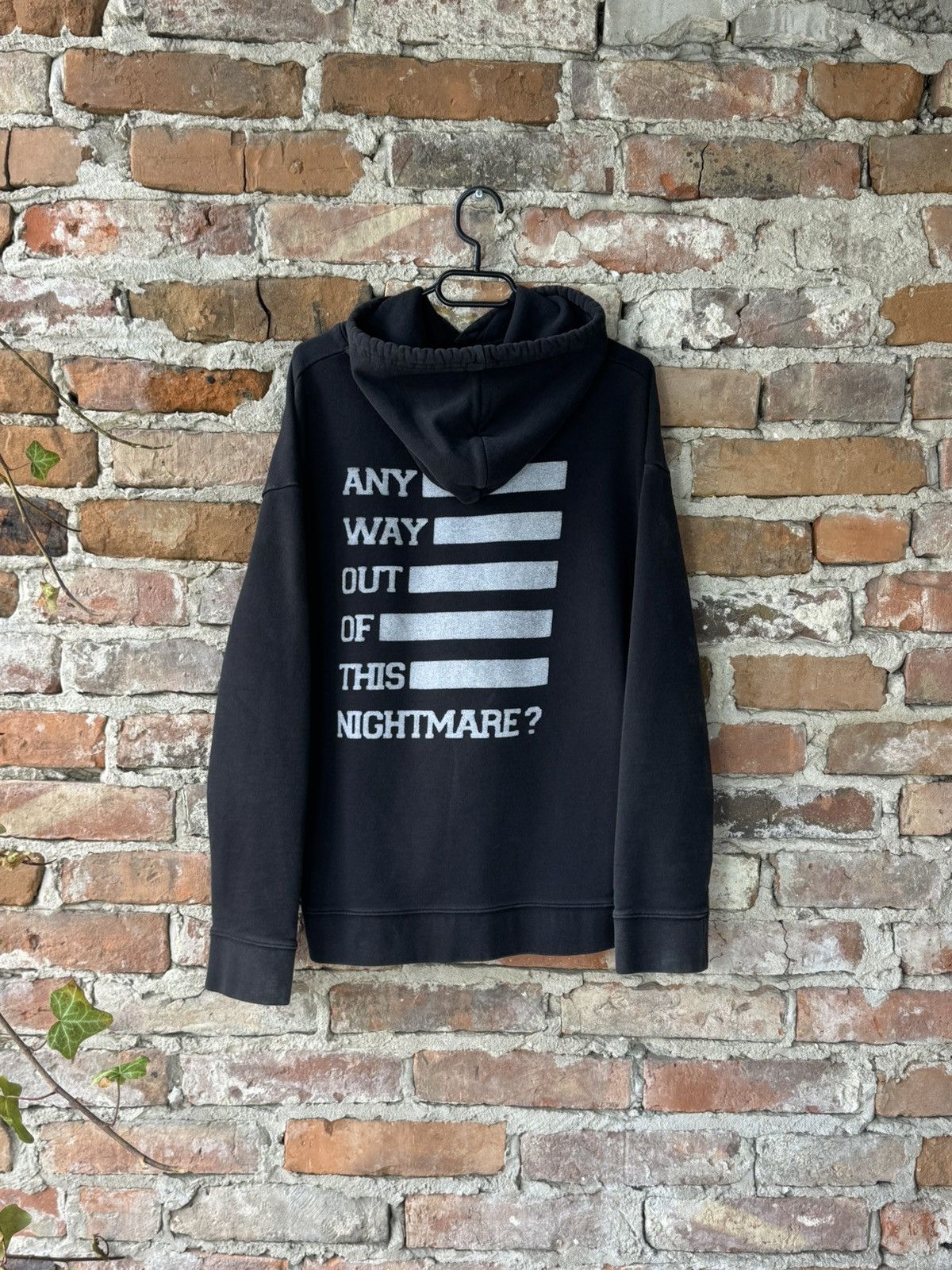 Raf Simons raf simons „ any way out of this nightmare ” hoodie Size US L / EU 52-54 / 3 - 1 Thumbnail