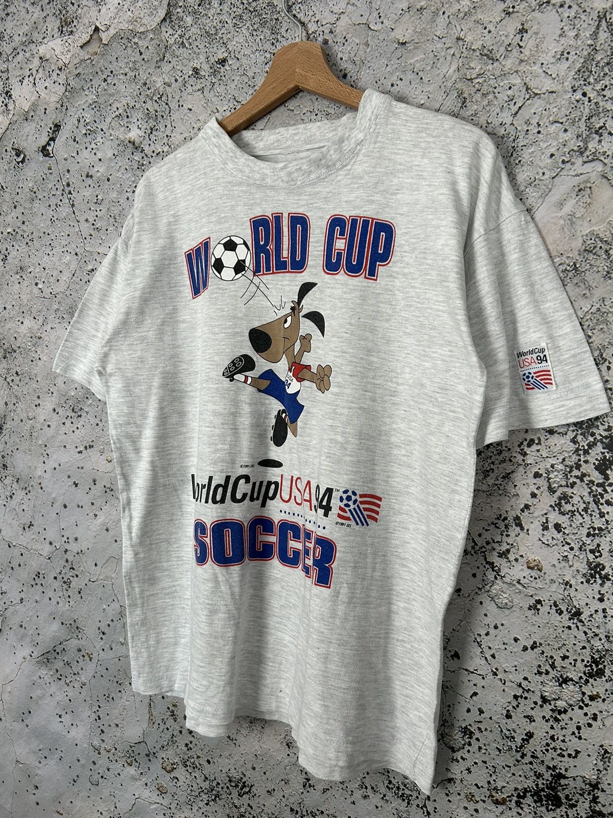 Vintage Vintage 1994 USA FIFA World Cup Soccer Football Rare Size US L / EU 52-54 / 3 - 2 Thumbnail