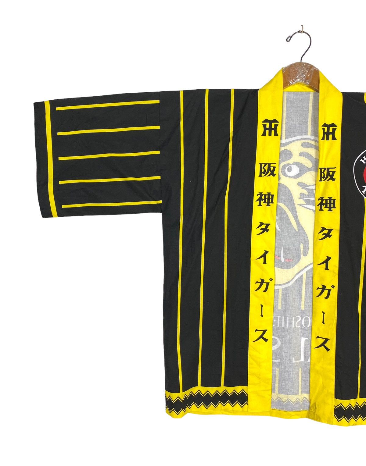 Japanese Brand Rare‼️ HANSHIN TIGERS ROYAL SUITE HAPPI PARKA STRIPE YELLOW Size US M / EU 48-50 / 2 - 6 Thumbnail