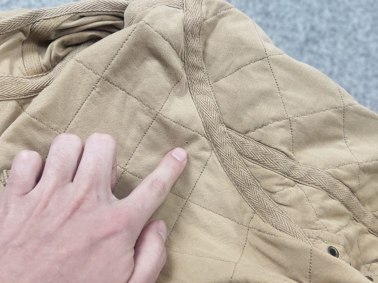 Ralph Lauren Rare Vintage 90's Ralph Lauren Quilted Beige Workwear Jacket Size US S / EU 44-46 / 1 - 21 Thumbnail