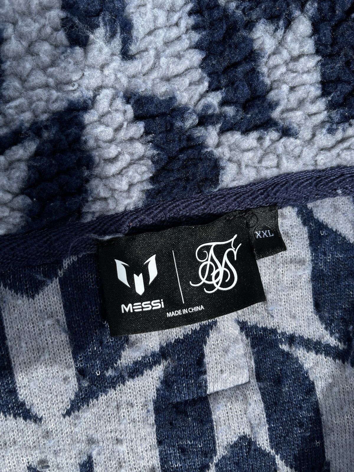 SikSilk Messi x Sik Silk fleece jacket Size US L / EU 52-54 / 3 - 6 Thumbnail