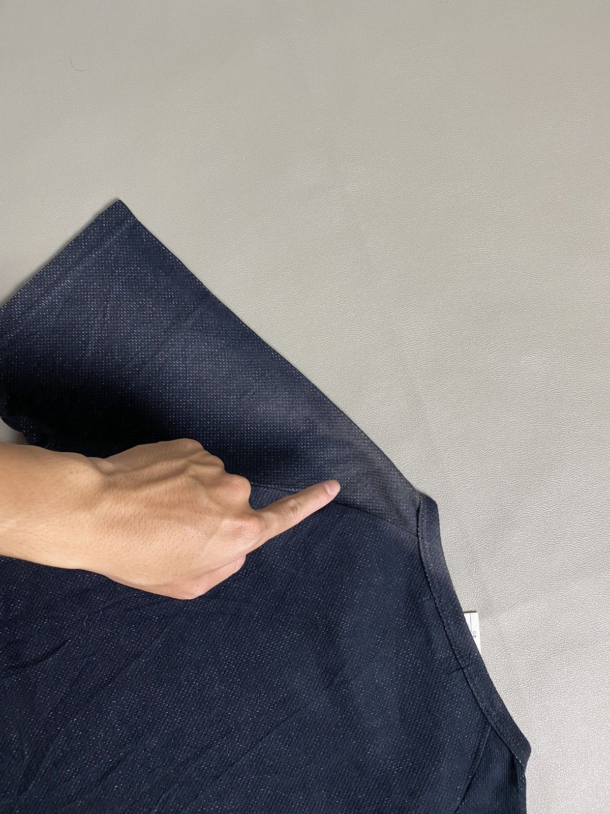 If Six Was Nine × Japanese Brand × Le Grande Bleu (L.G.B.) National Name Asymmetrical Button Tshirt Archive Size US M / EU 48-50 / 2 - 9 Thumbnail