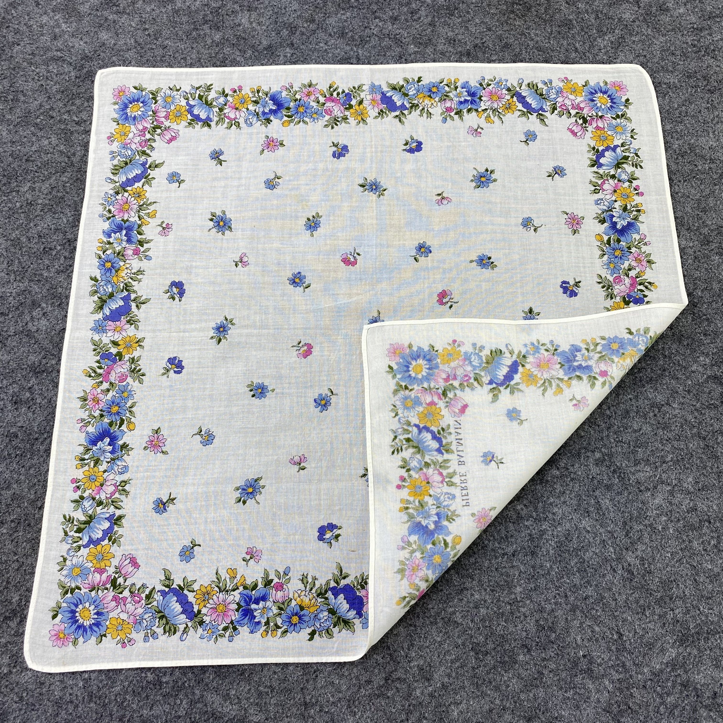 Pierre Balmain Pierre Balmain Handkerchief / Bandana / Neckerchief-B1384 Size ONE SIZE - 5 Thumbnail
