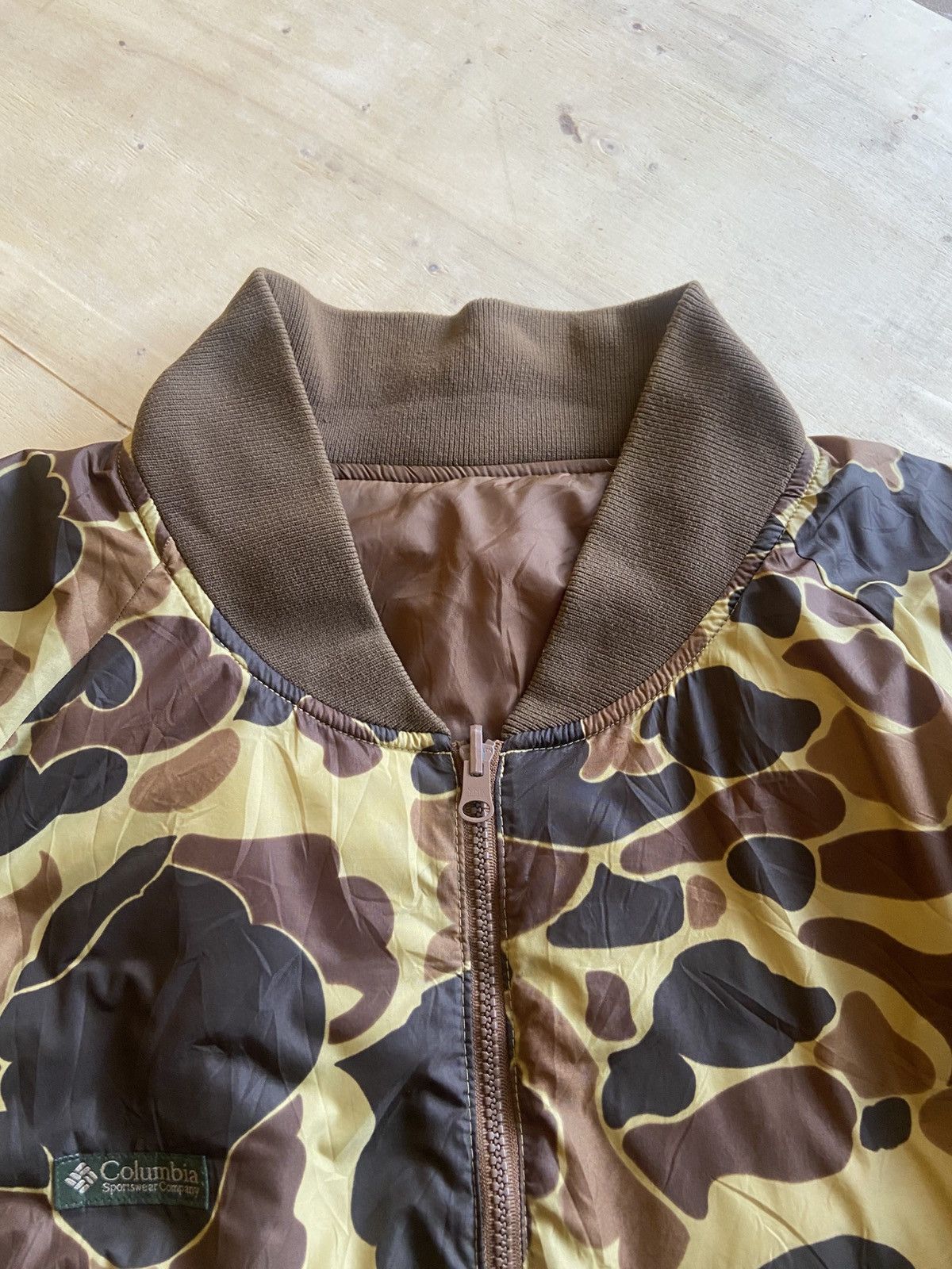 Vintage Vintage Columbia Duck Camo Reversible Puffer Hunting Jacket Size US XL / EU 56 / 4 - 4 Thumbnail