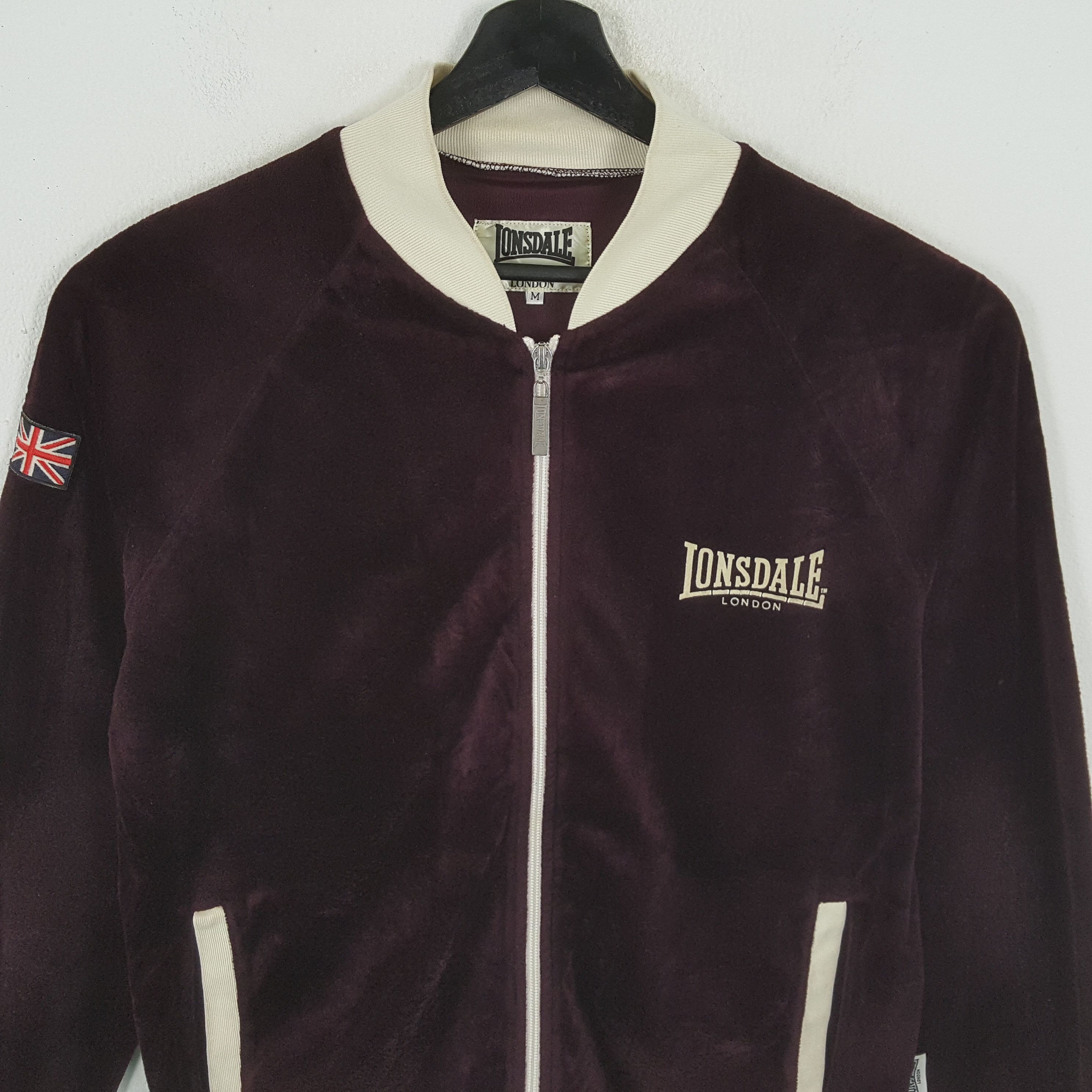 Lonsdale × Vintage LONSDALE LONDON Fashion Brand Sweater Jacket Size US M / EU 48-50 / 2 - 2 Thumbnail