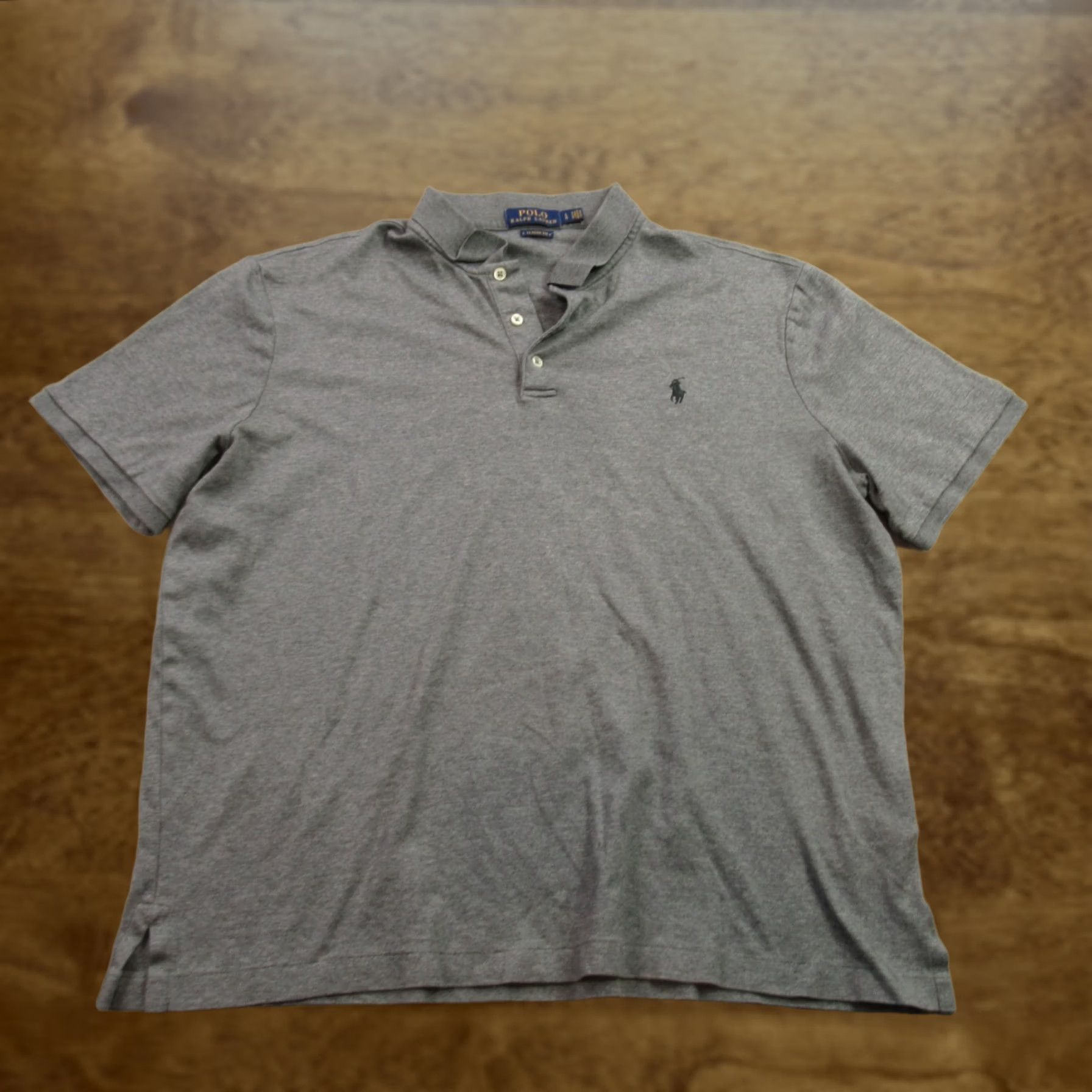 Polo Ralph Lauren Polo Ralph Lauren Shirt Mens Large Short Sleeve Lightweight Classic Fit Gray Size US L / EU 52-54 / 3 - 1 Thumbnail