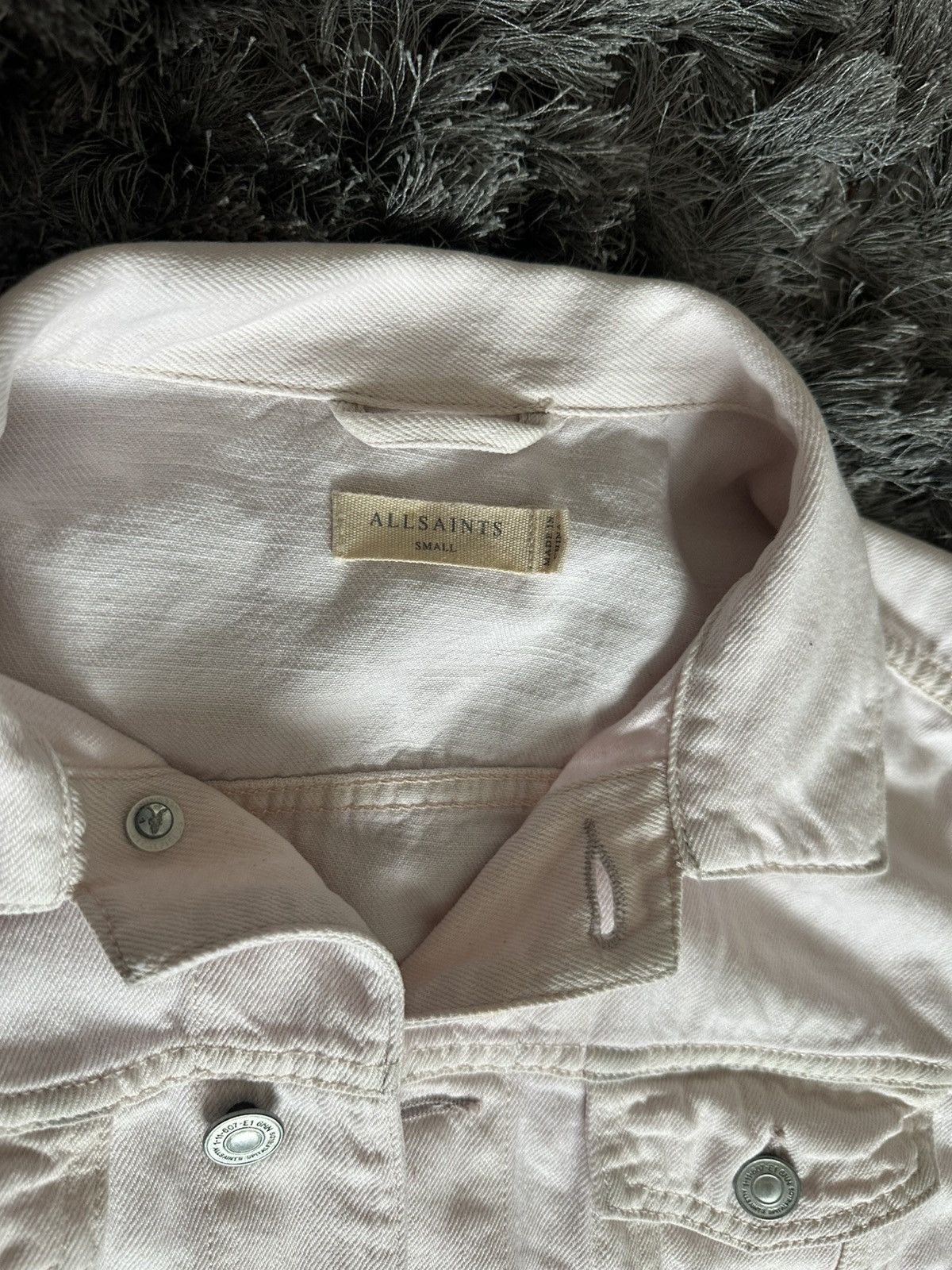 Allsaints **RARE** Allsaints 2019 White Jalna Denim Jacket Size US S / EU 44-46 / 1 - 3 Thumbnail
