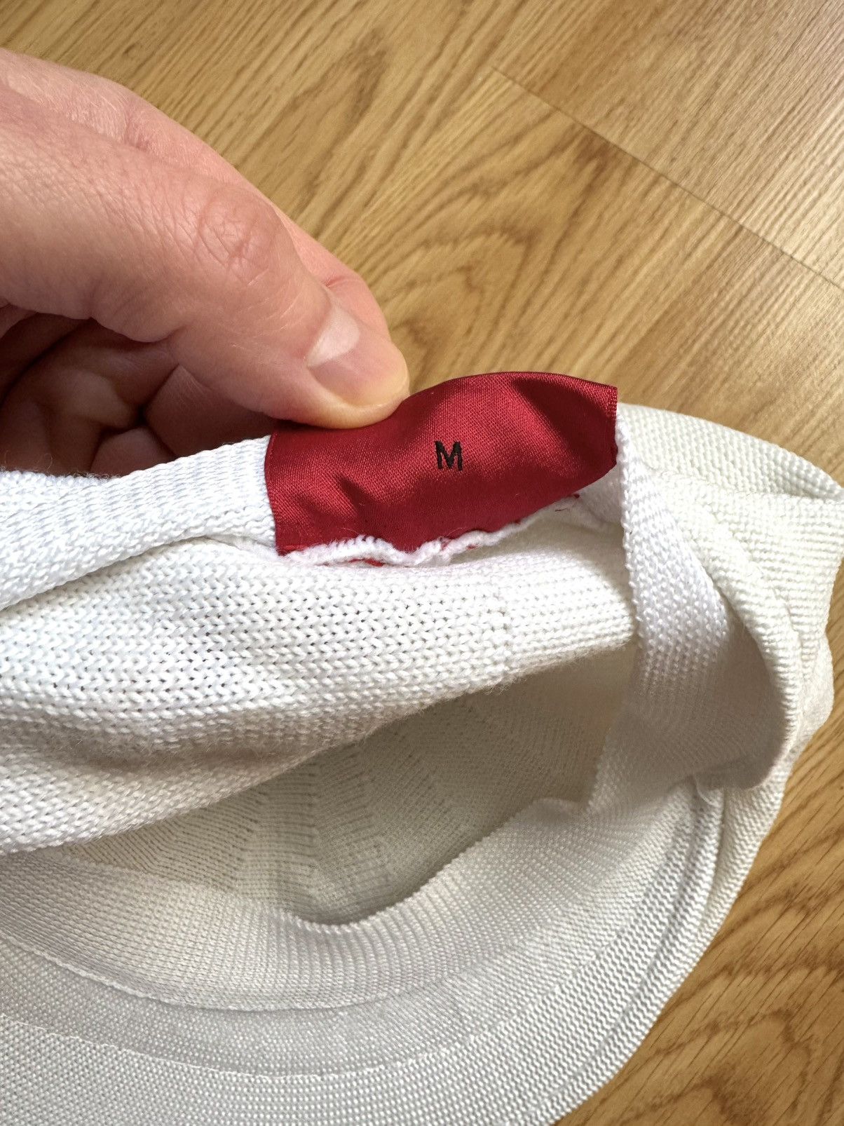 Hugo Boss HUGO Boss White Mesh Flat Cap Summer Ivy Driving Hat Golf M Size ONE SIZE - 6 Thumbnail
