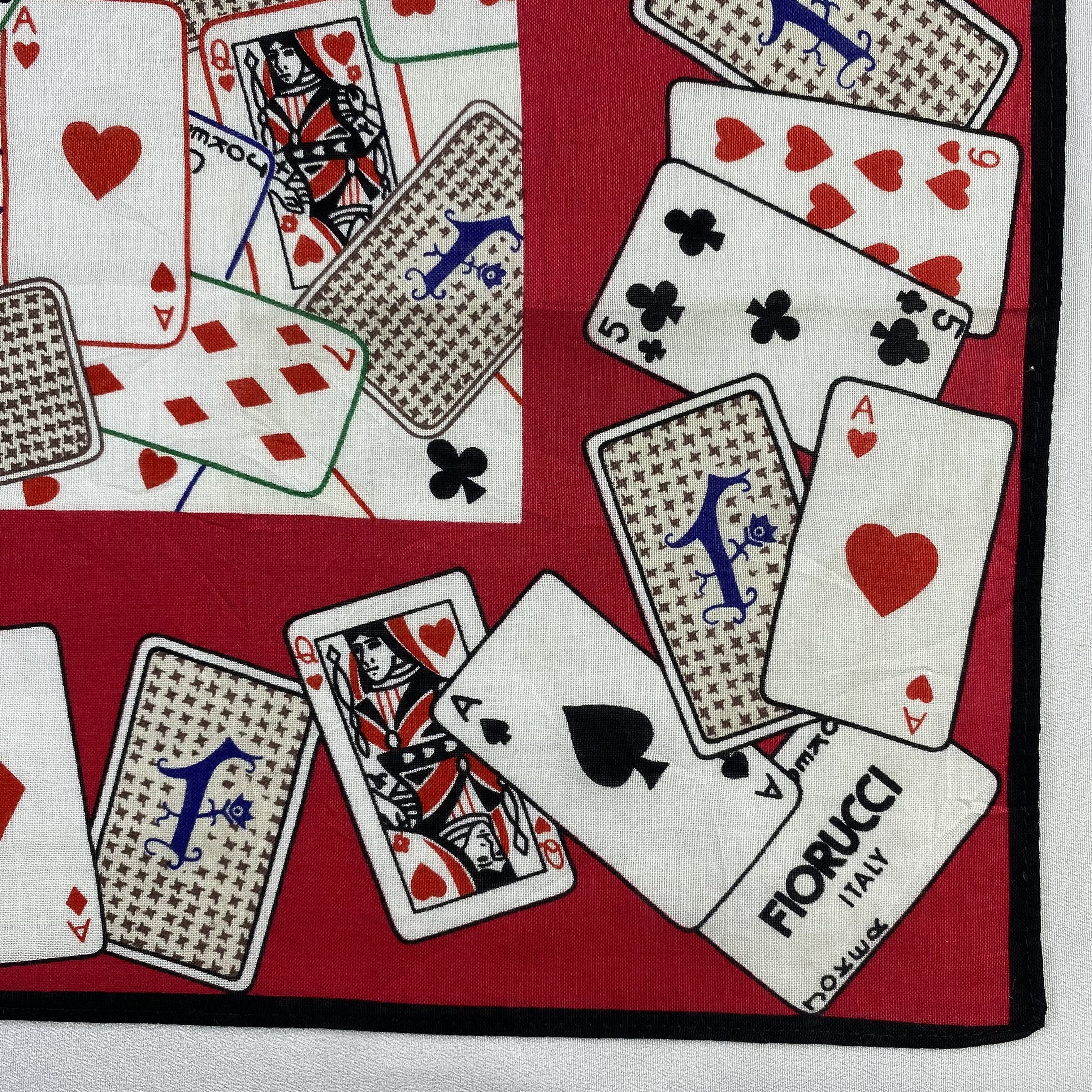 Fiorucci × Vintage Fiorucci Handkerchief / Neckerchief / Bandana-P1442 Size ONE SIZE - 3 Thumbnail