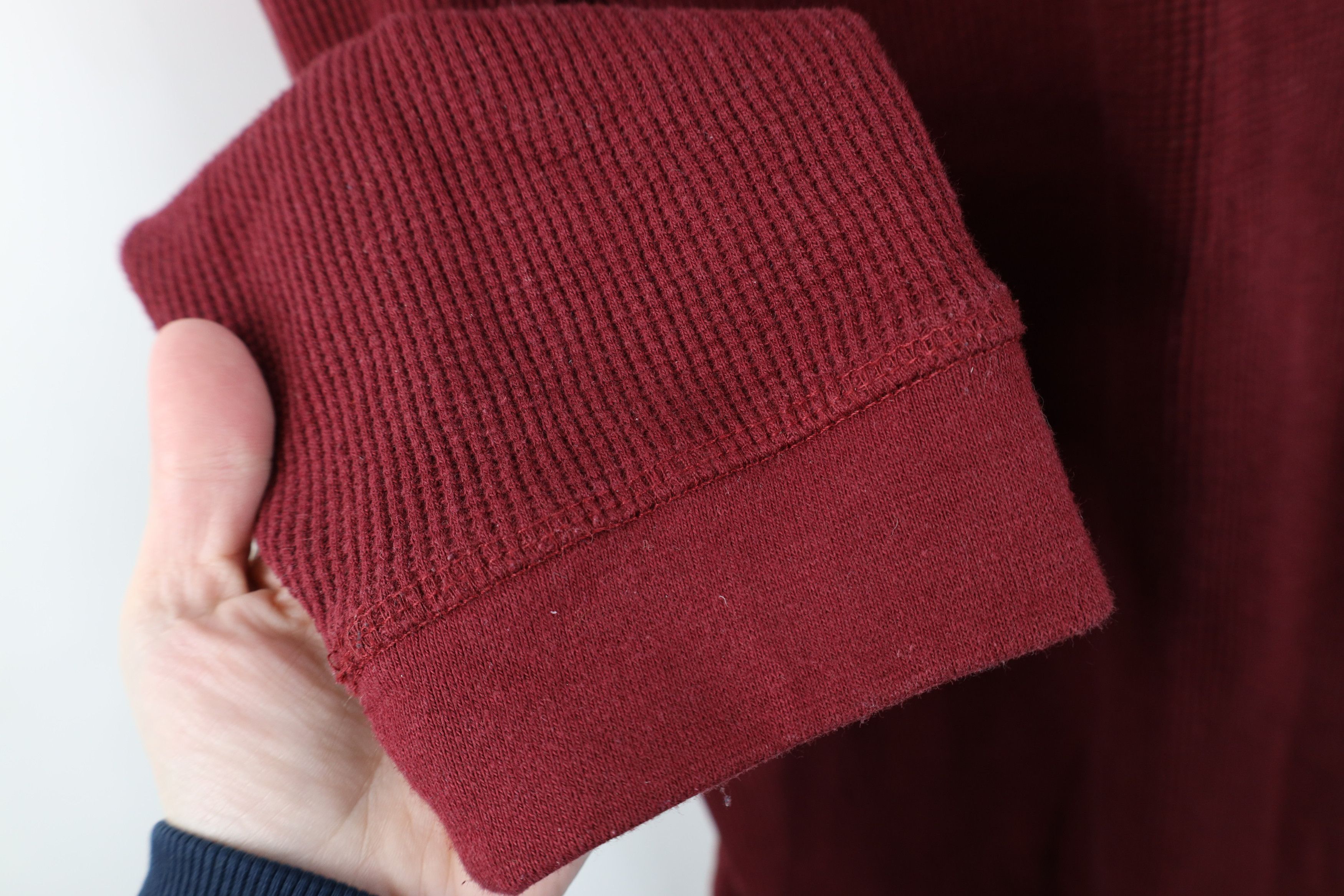 Vintage Vintage 90s Streetwear Knit Long Sleeve Henley T-Shirt Size US XXL / EU 58 / 5 - 6 Thumbnail