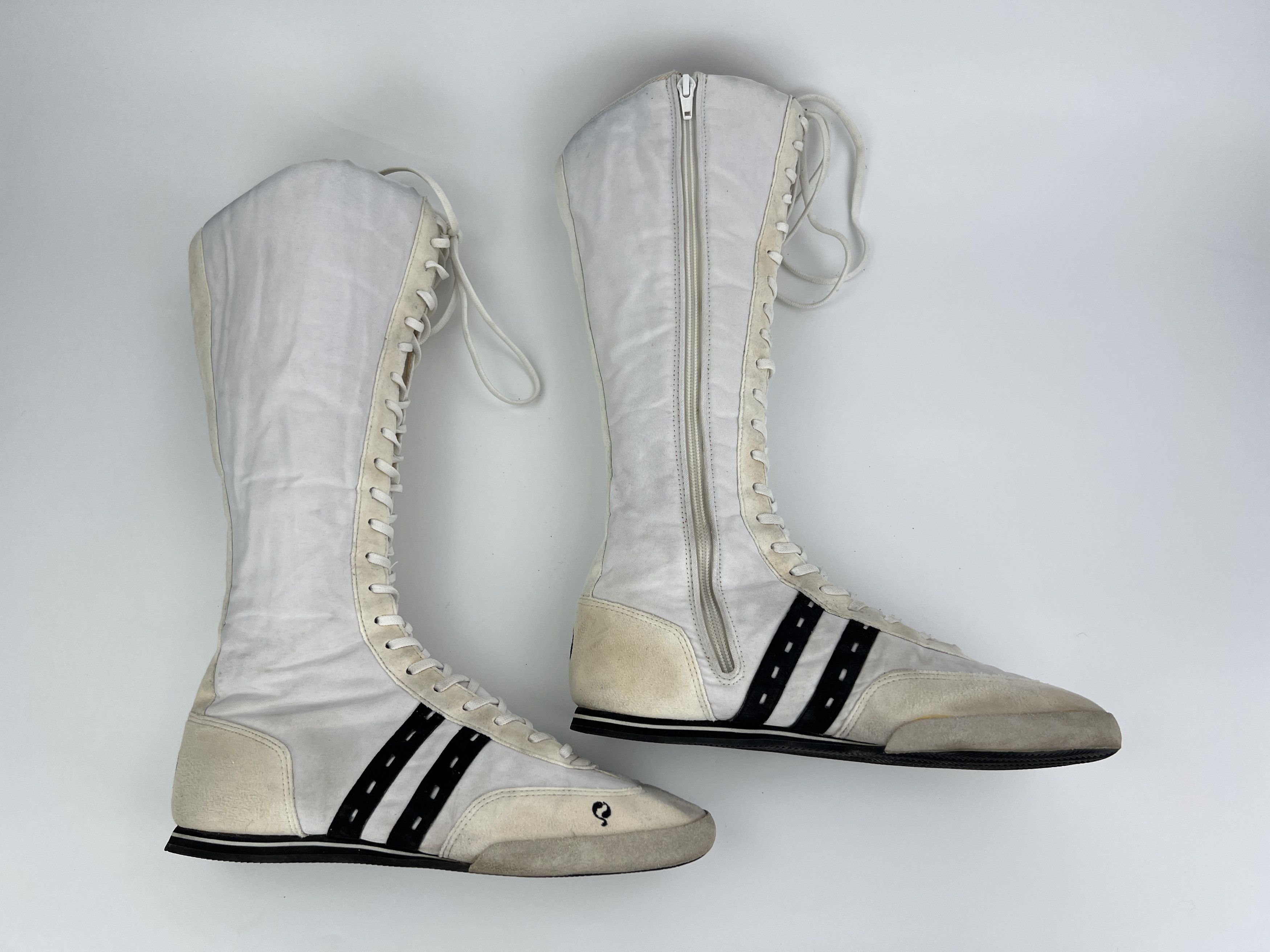 Japanese Brand Vintage High Top Quick Moto Boots Bondage Sneakers Size US 11 / IT 41 - 9 Thumbnail