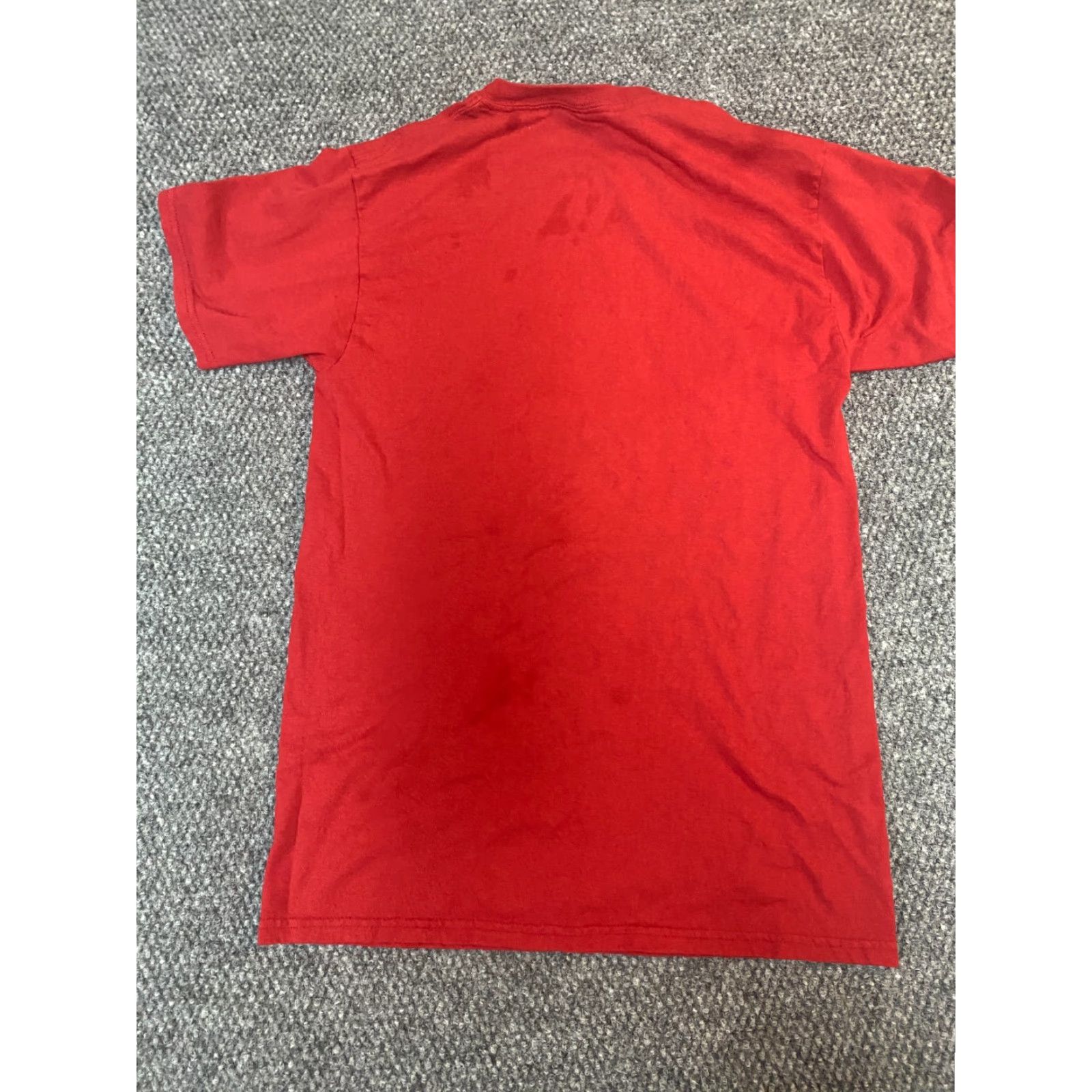 Jerzees Jerzees Little League Mens T-Shirt S Crew Neck Short Sleeve Red Cotton Size US S / EU 44-46 / 1 - 7 Thumbnail