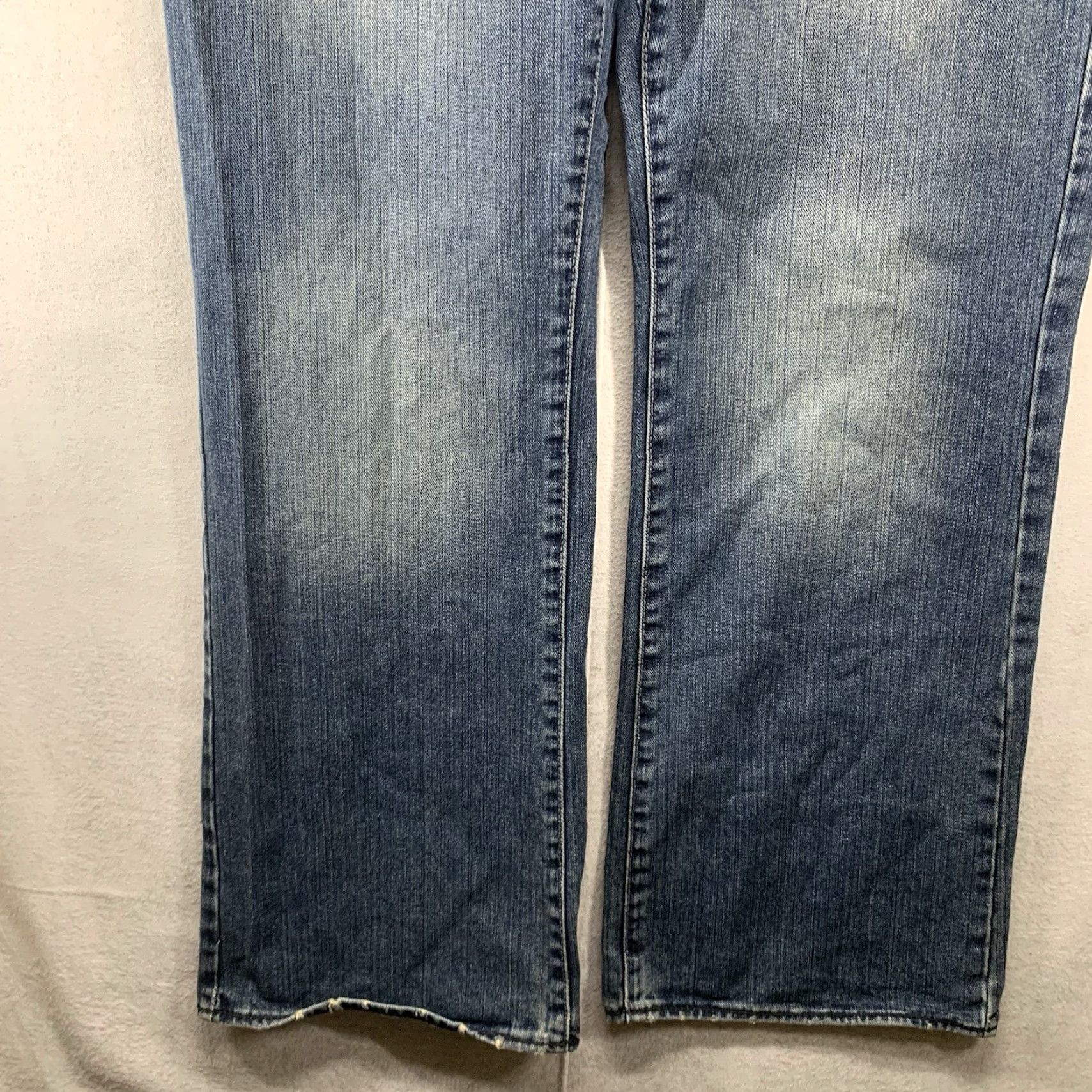 Vintage Vintage Arizona Jean Co Men's Jeans 36x31 Dark Blue Straight Fit Bootcut 90s Grunge Rock Size US 36 / EU 52 - 6 Thumbnail